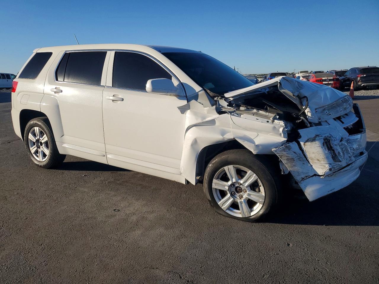 2015 Gmc Terrain Sle White vin: 2GKALMEK2F6367158