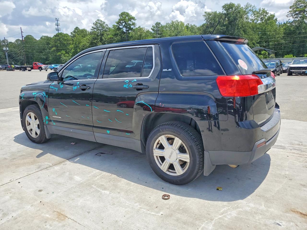 2015 Gmc Terrain Sle Черный vin: 2GKALMEK2F6381741