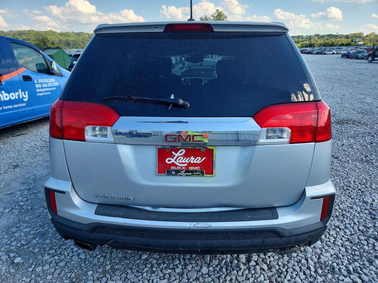 2016 Gmc Terrain Sle Silver vin: 2GKALMEK2G6148637