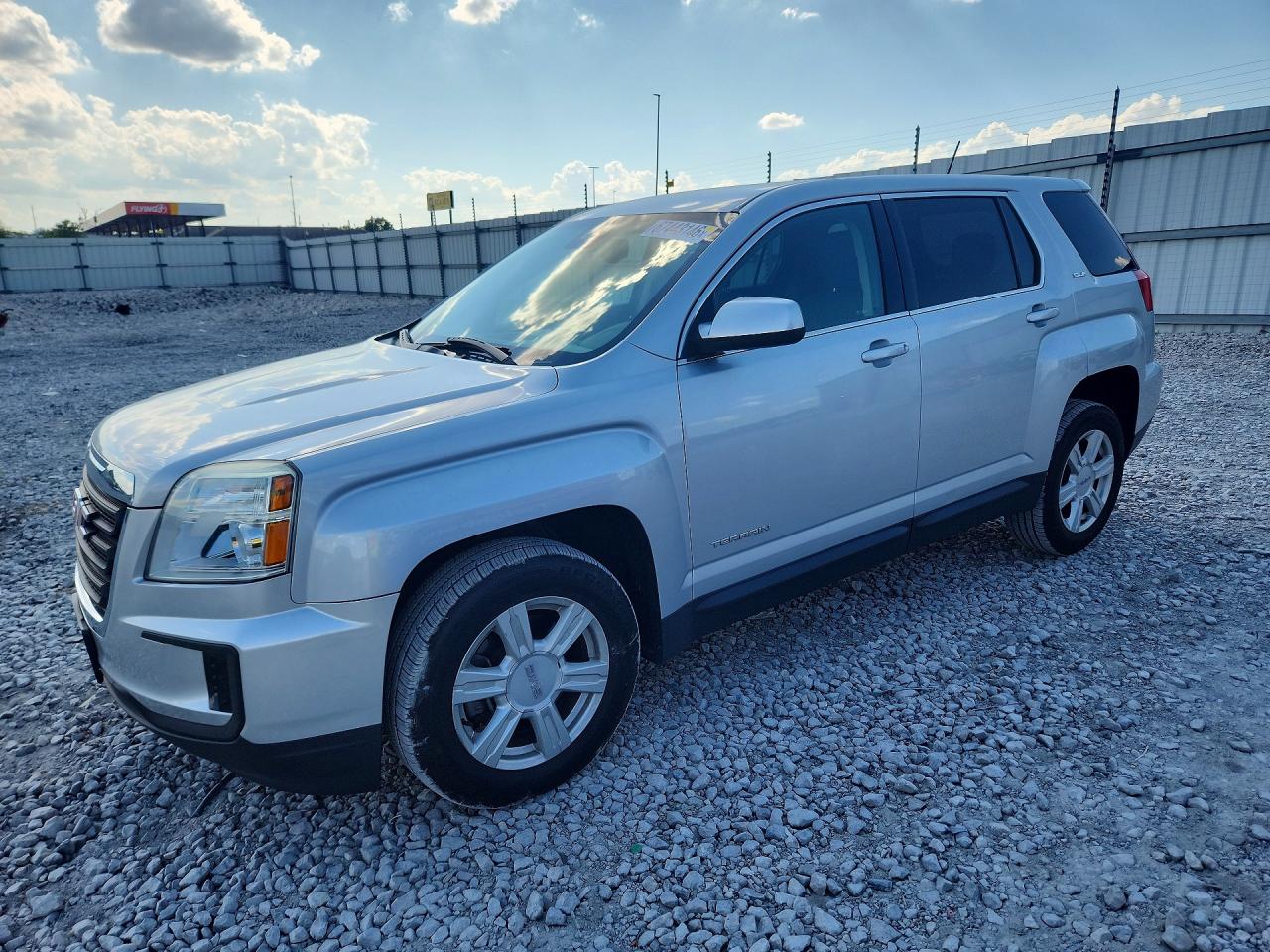 2016 Gmc Terrain Sle Silver vin: 2GKALMEK2G6148637