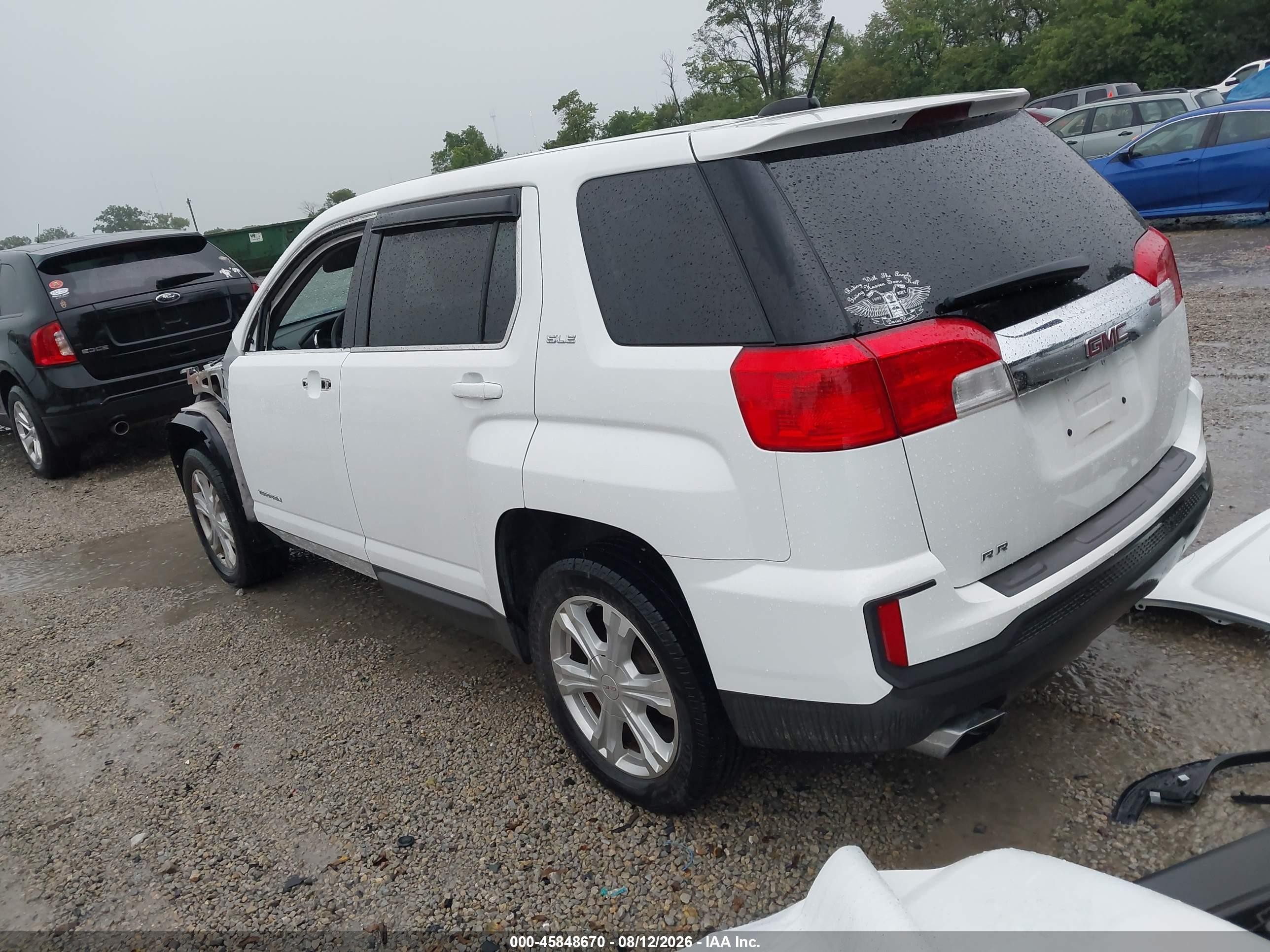 2017 Gmc Terrain Sle-1 Белый vin: 2GKALMEK2H6341033