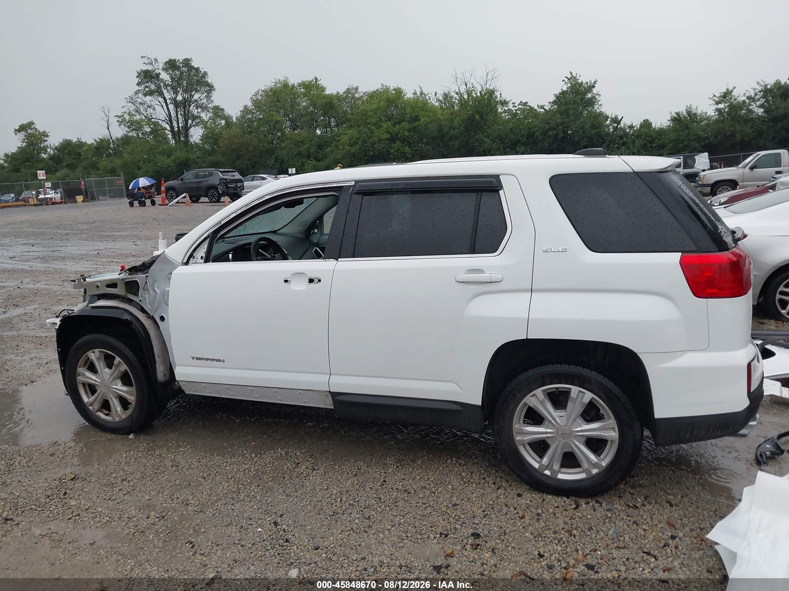 2017 Gmc Terrain Sle-1 Белый vin: 2GKALMEK2H6341033