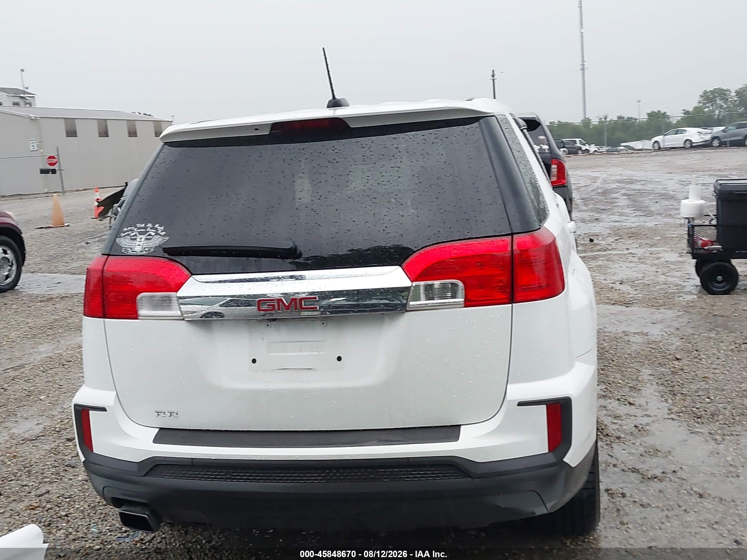 2017 Gmc Terrain Sle-1 Белый vin: 2GKALMEK2H6341033