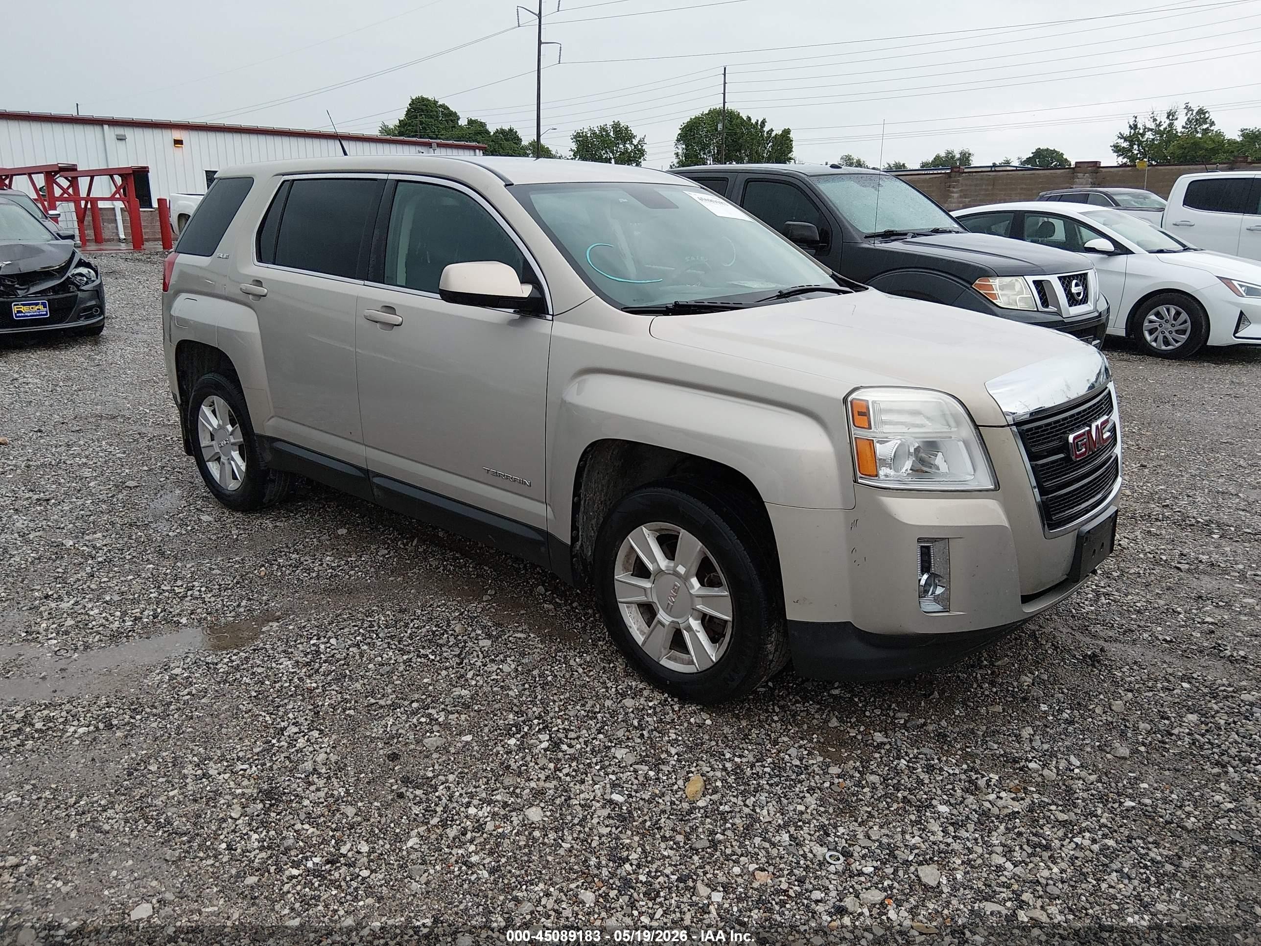 2012 Gmc Terrain Sle-1 Золотой vin: 2GKALMEK3C6142971