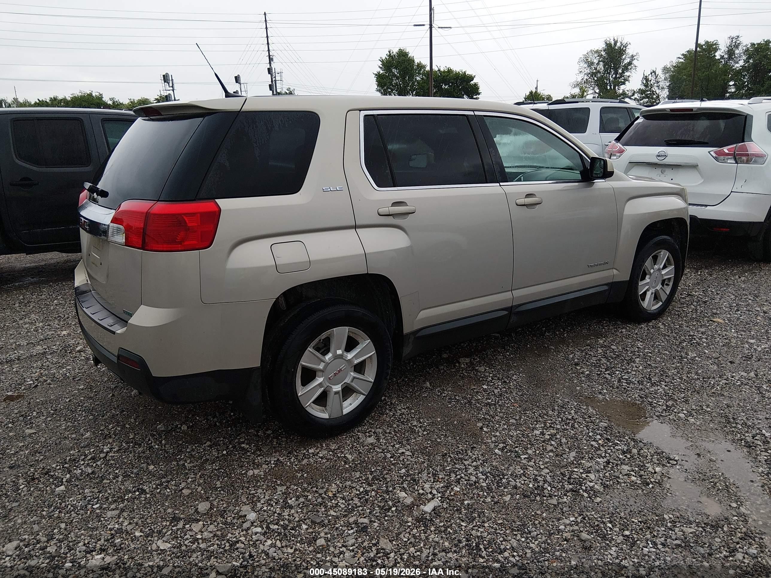 2012 Gmc Terrain Sle-1 Золотой vin: 2GKALMEK3C6142971