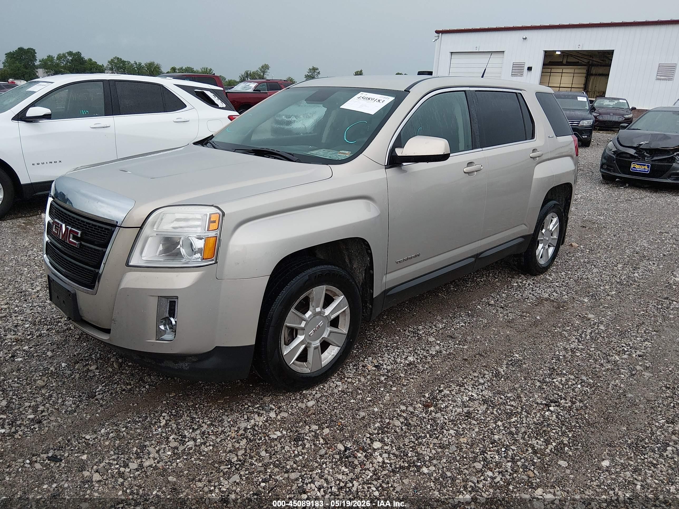 2012 Gmc Terrain Sle-1 Золотой vin: 2GKALMEK3C6142971