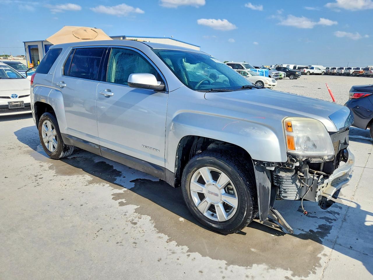 2012 Gmc Terrain Sle Silver vin: 2GKALMEK3C6146521