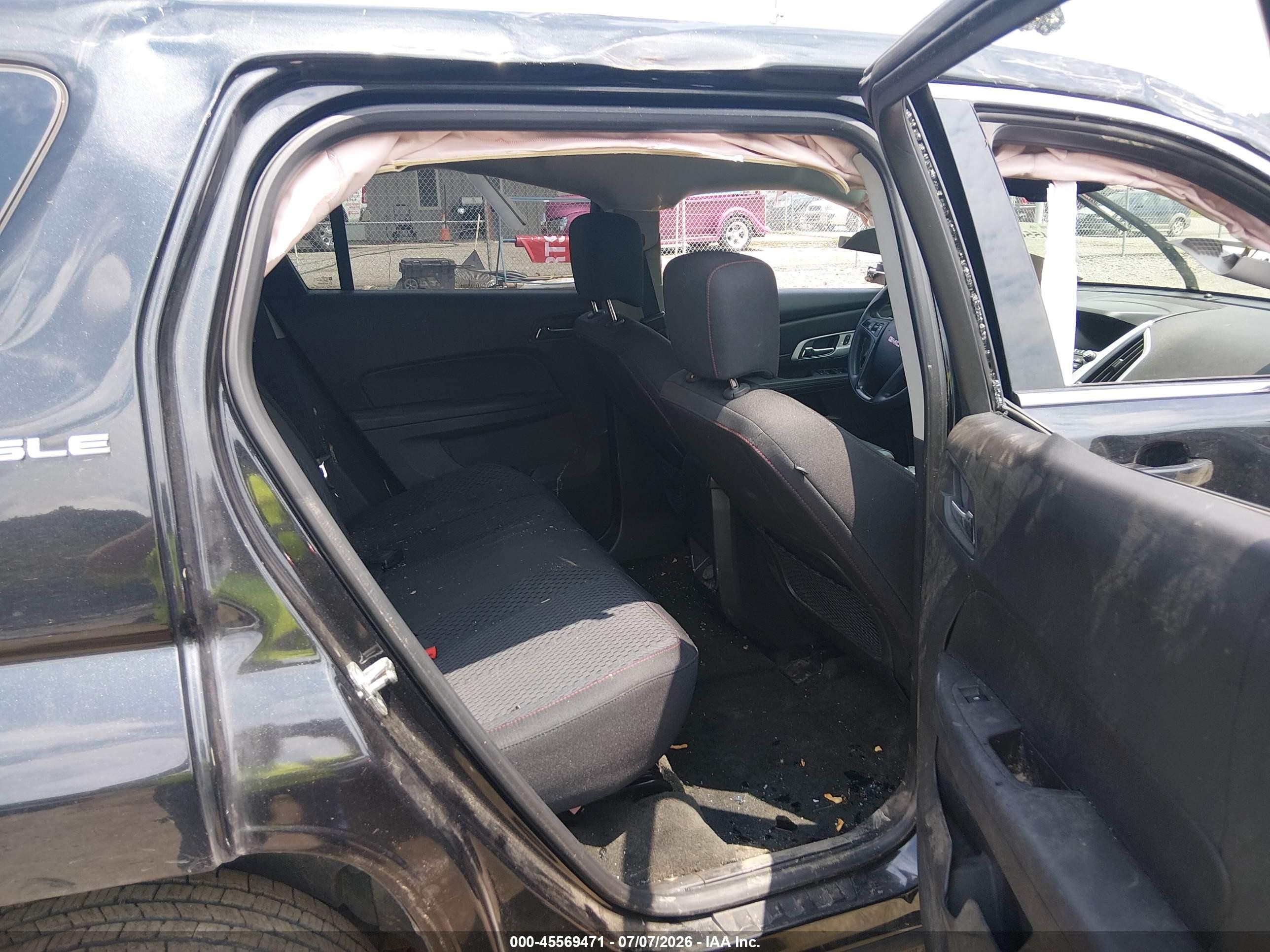 2012 Gmc Terrain Sle-1 Black vin: 2GKALMEK3C6205731