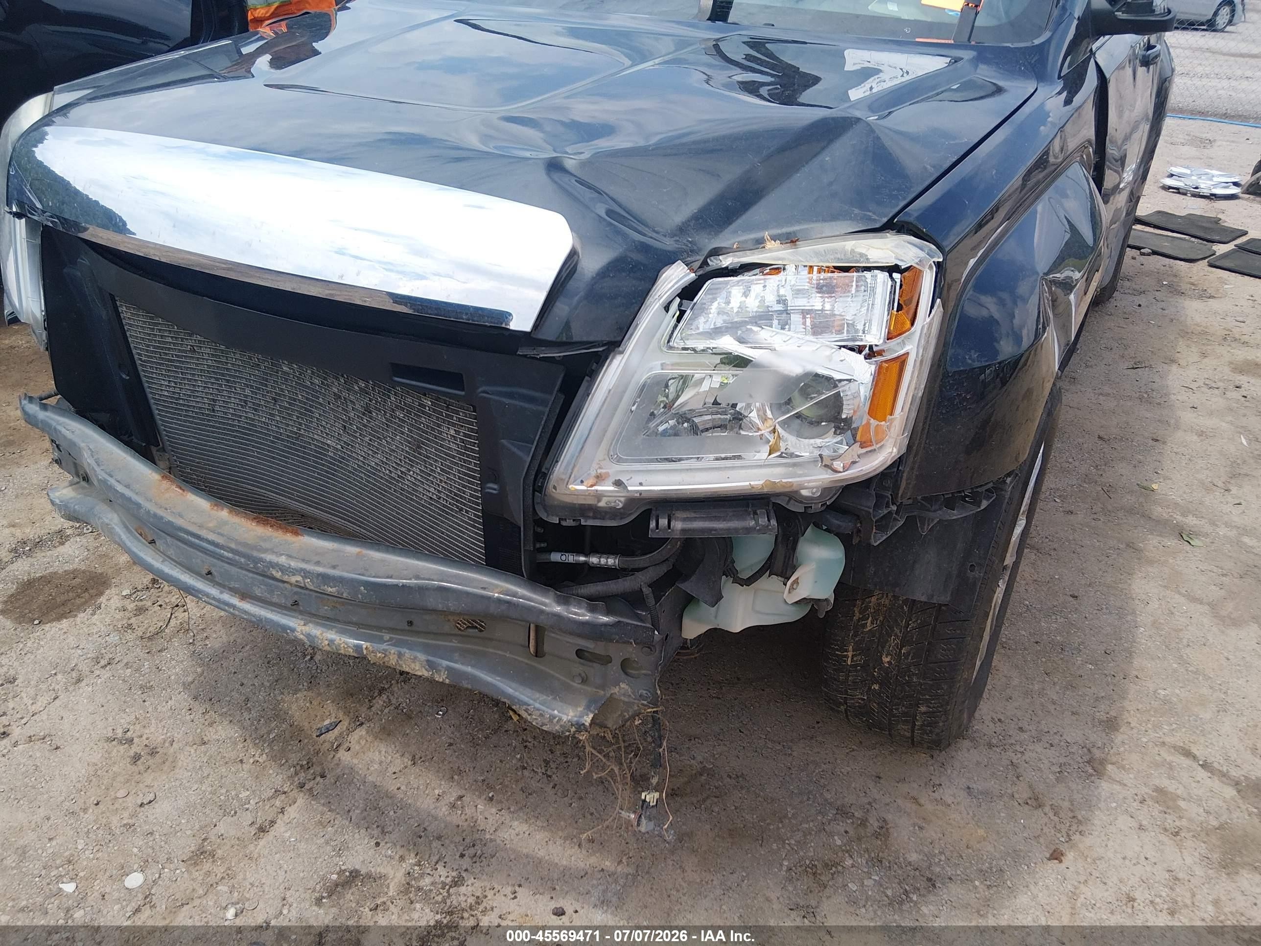 2012 Gmc Terrain Sle-1 Black vin: 2GKALMEK3C6205731