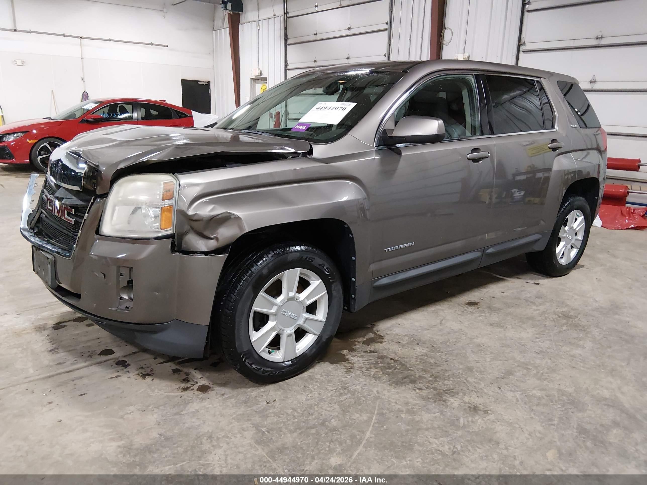 2012 Gmc Terrain Sle-1 Gray vin: 2GKALMEK3C6283216