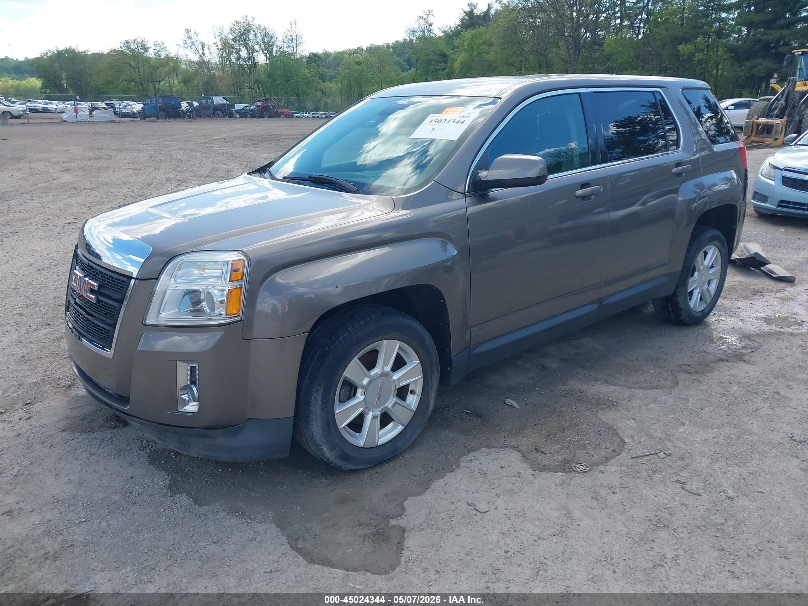 2012 Gmc Terrain Sle-1 Gray vin: 2GKALMEK3C6283412