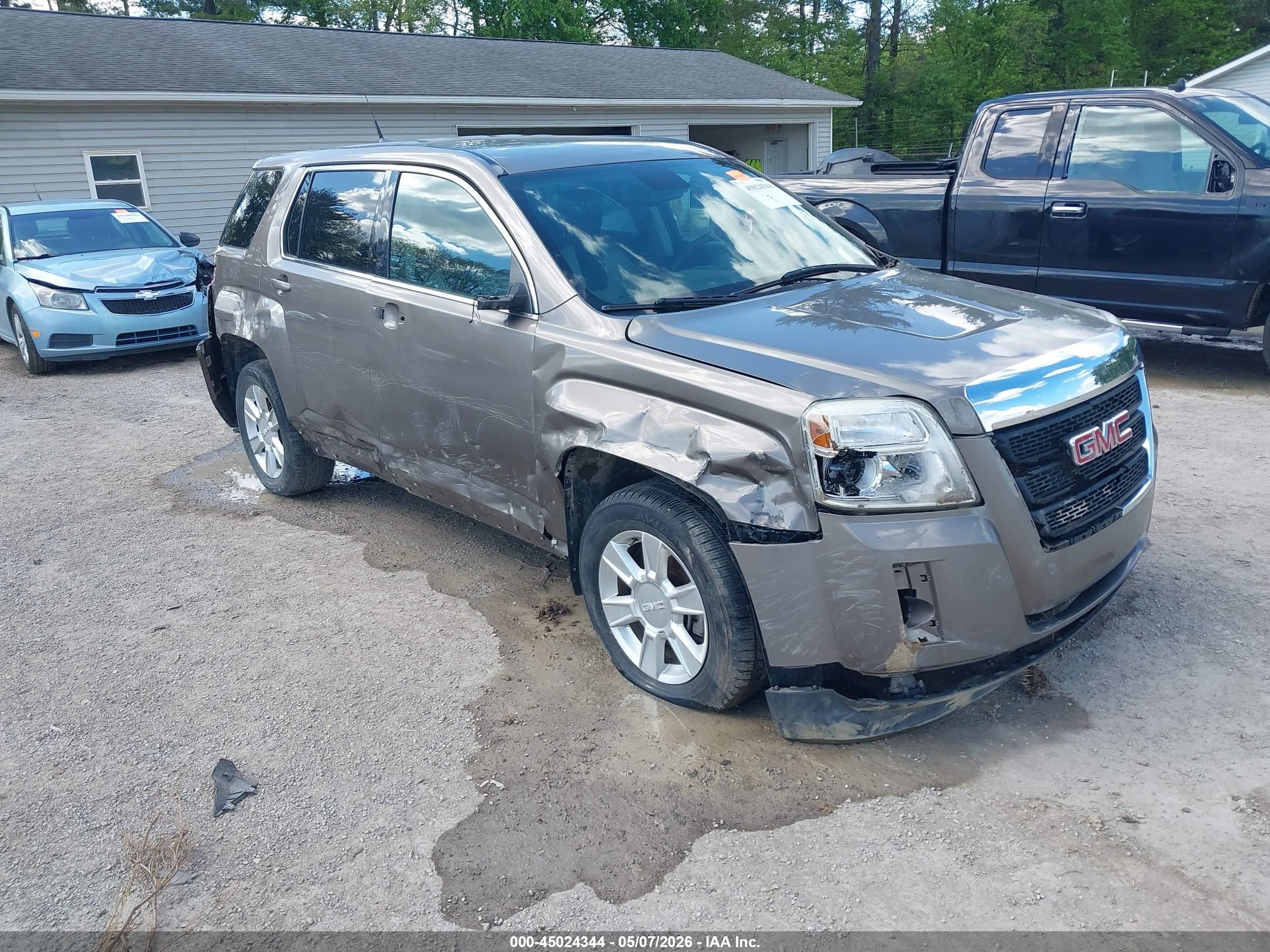 2012 Gmc Terrain Sle-1 Gray vin: 2GKALMEK3C6283412