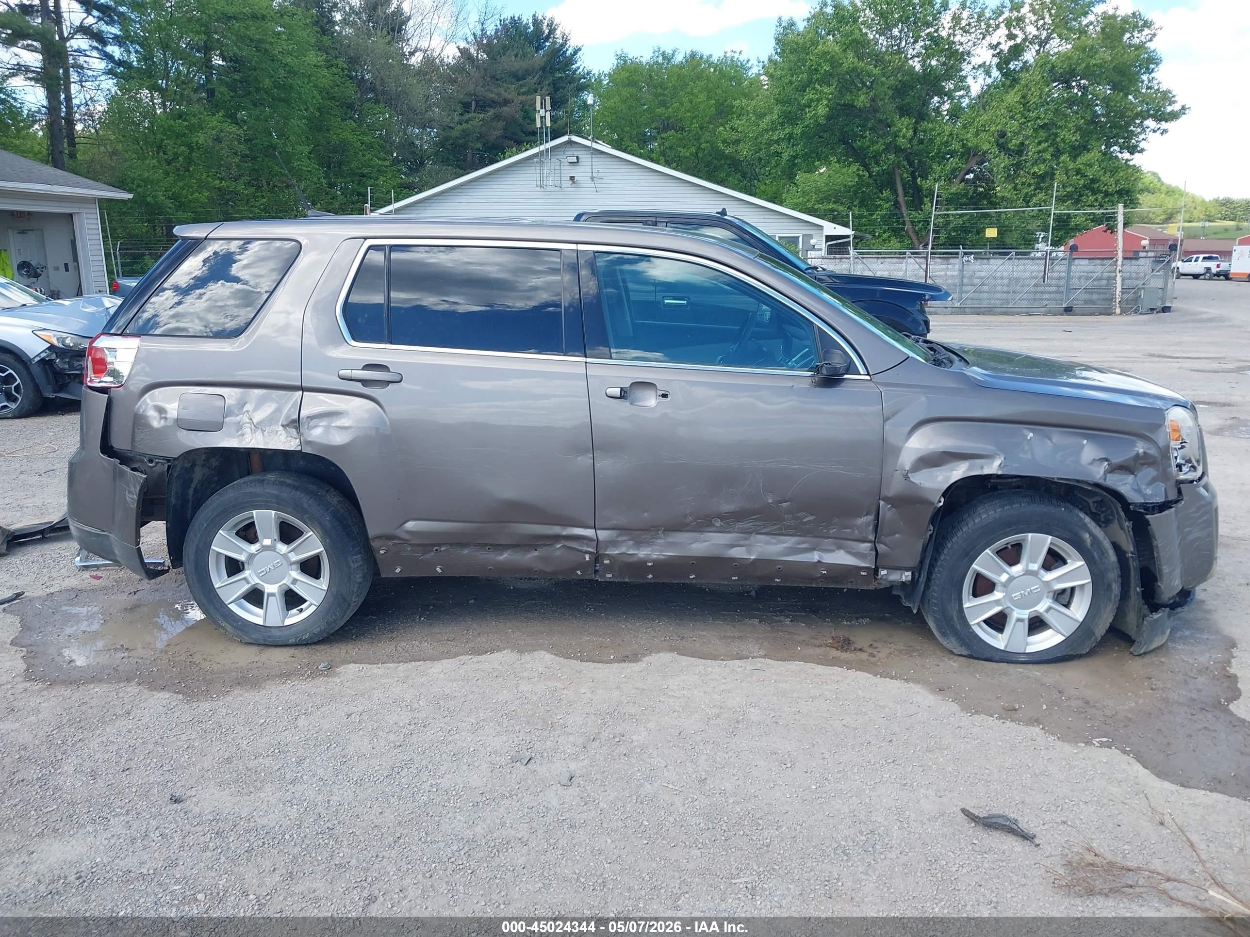 2012 Gmc Terrain Sle-1 Gray vin: 2GKALMEK3C6283412
