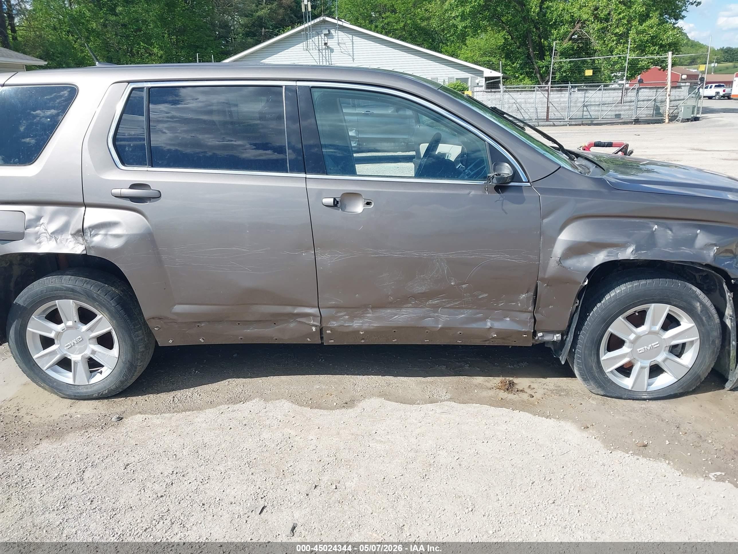 2012 Gmc Terrain Sle-1 Gray vin: 2GKALMEK3C6283412