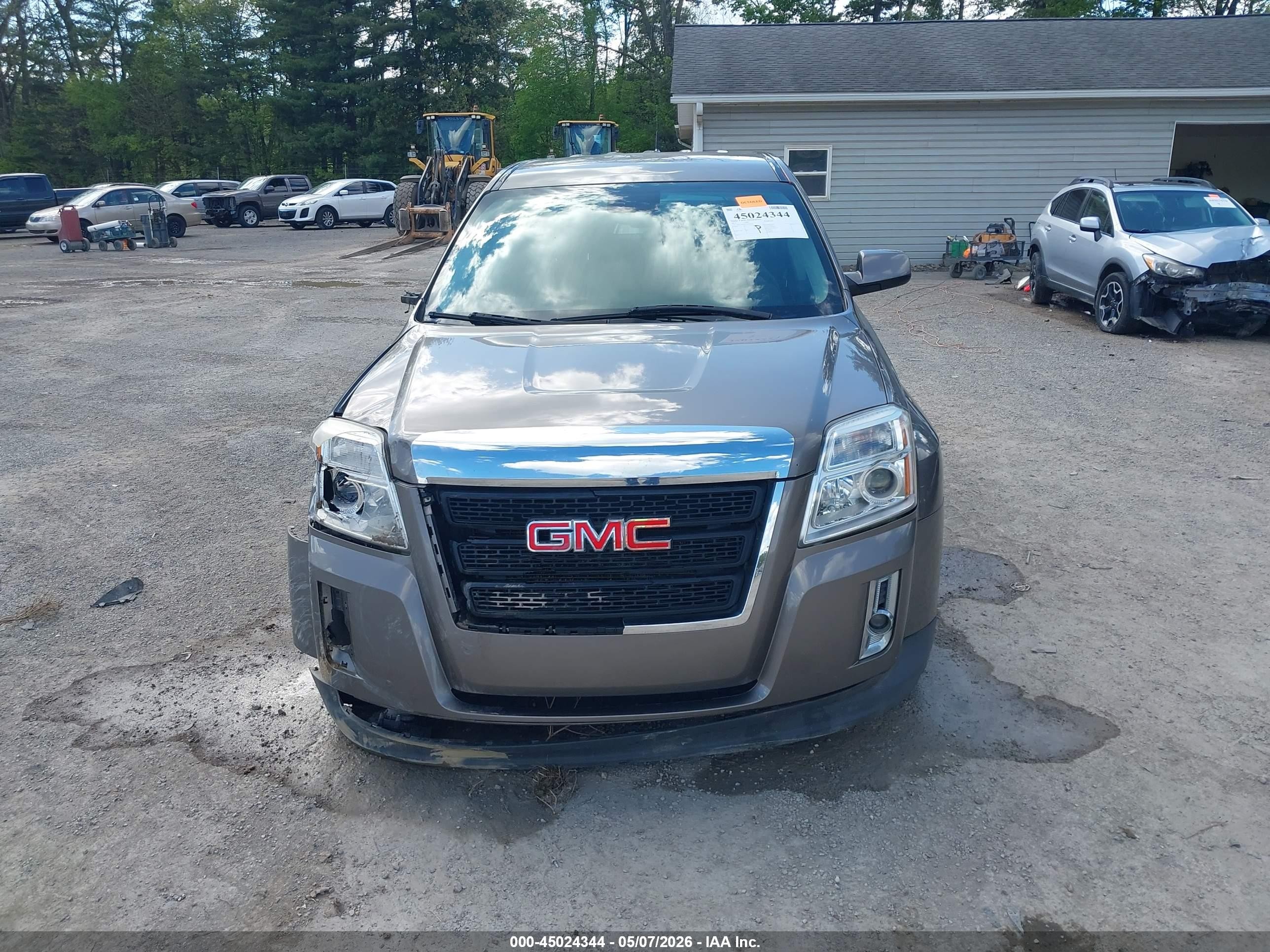 2012 Gmc Terrain Sle-1 Gray vin: 2GKALMEK3C6283412
