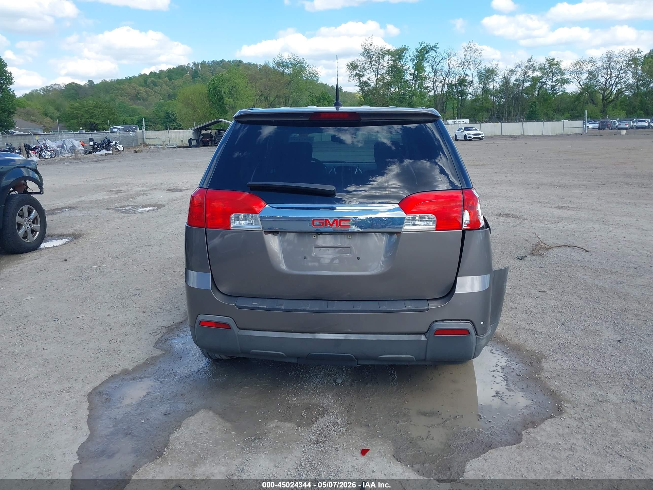 2012 Gmc Terrain Sle-1 Gray vin: 2GKALMEK3C6283412