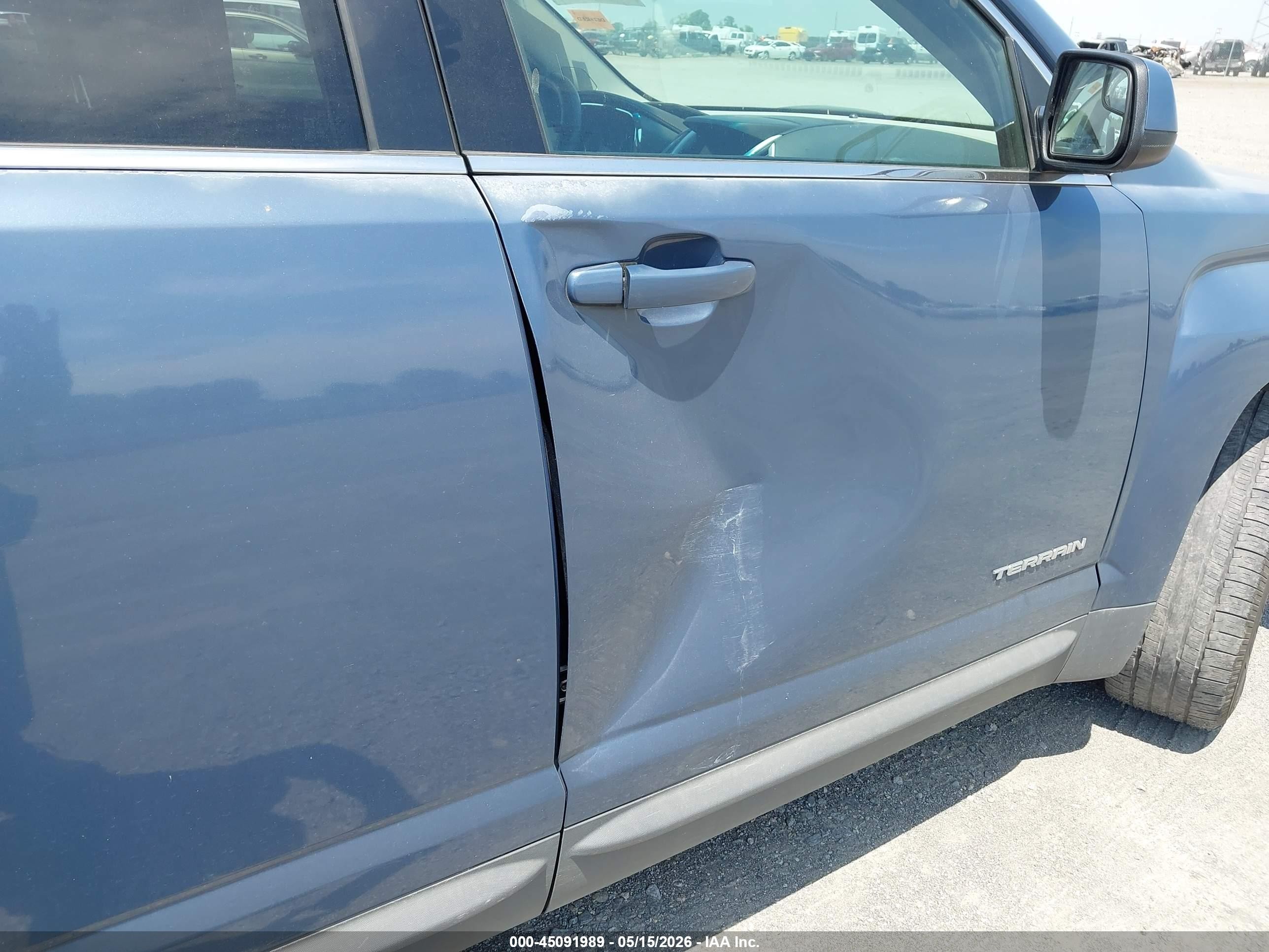2012 Gmc Terrain Sle-1 Синий vin: 2GKALMEK3C6289629