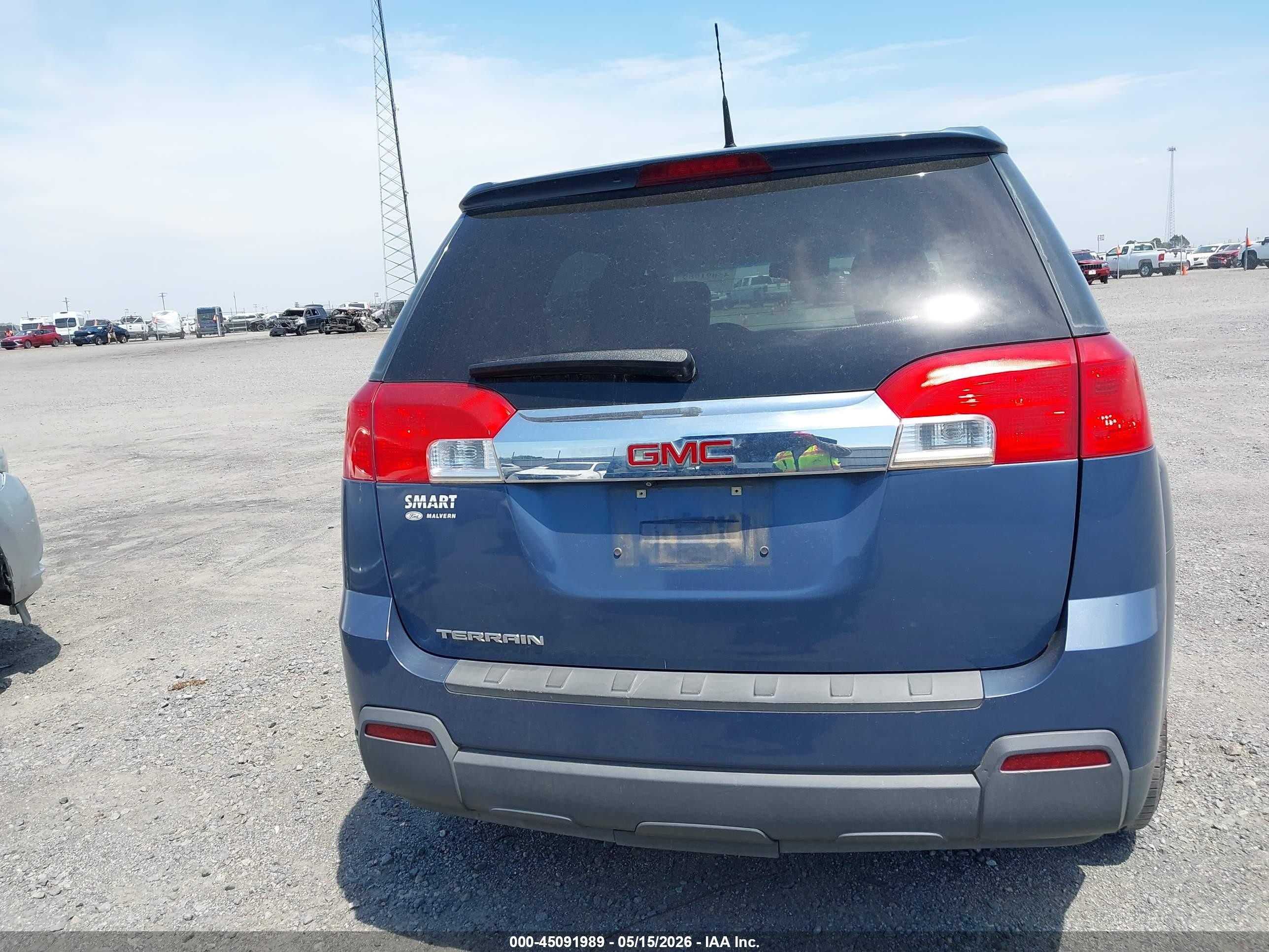 2012 Gmc Terrain Sle-1 Синий vin: 2GKALMEK3C6289629