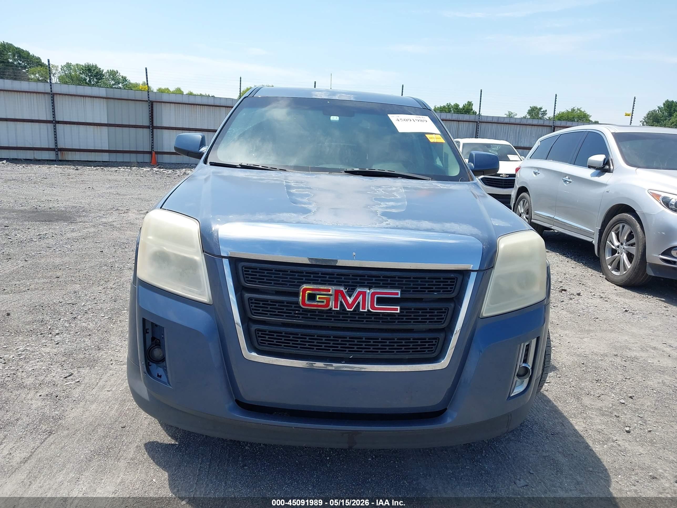 2012 Gmc Terrain Sle-1 Синий vin: 2GKALMEK3C6289629