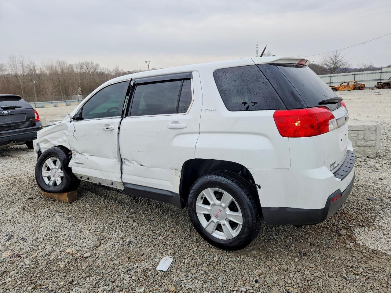 2013 Gmc Terrain Sle White vin: 2GKALMEK3D6150960