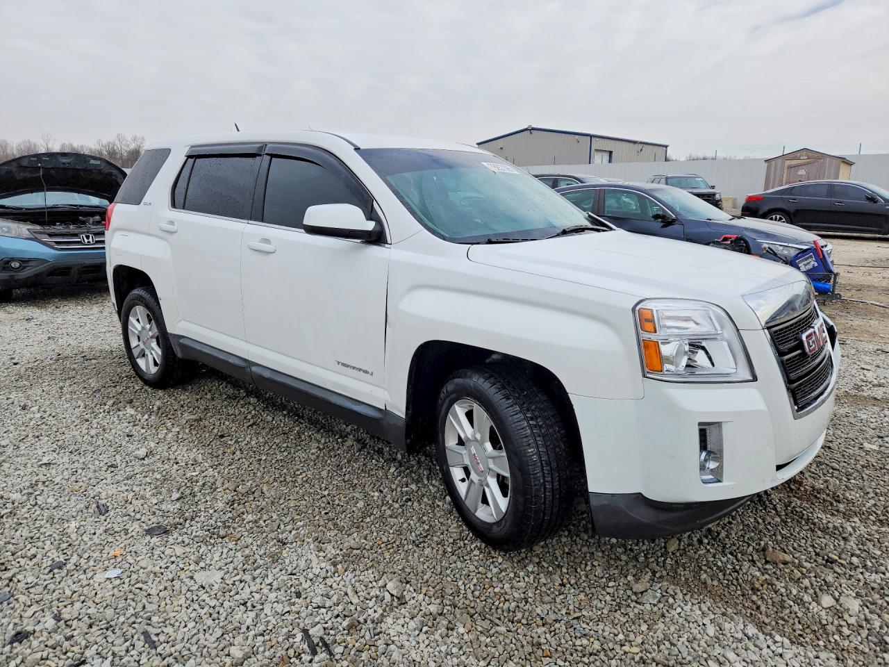 2013 Gmc Terrain Sle White vin: 2GKALMEK3D6150960