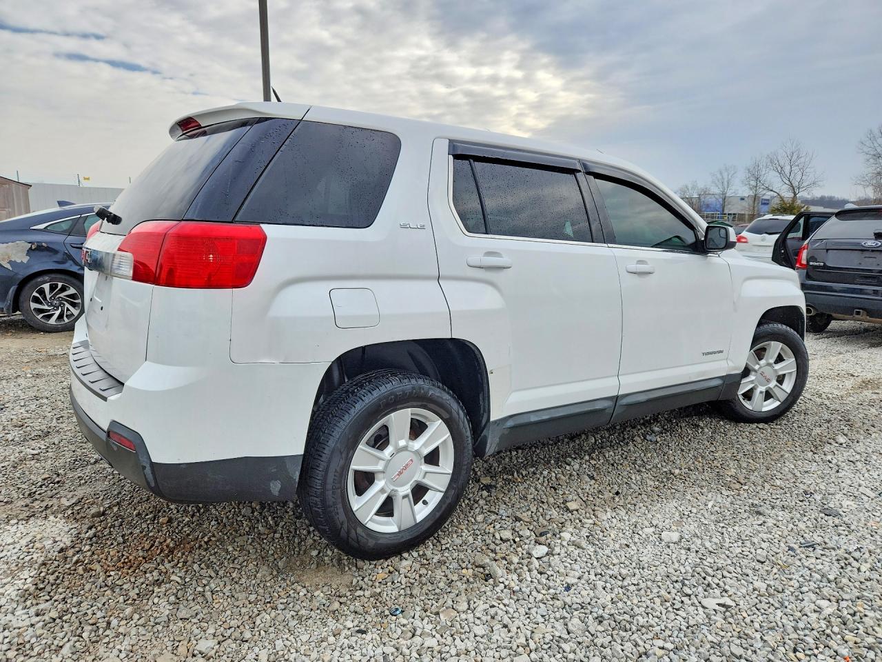 2013 Gmc Terrain Sle White vin: 2GKALMEK3D6150960