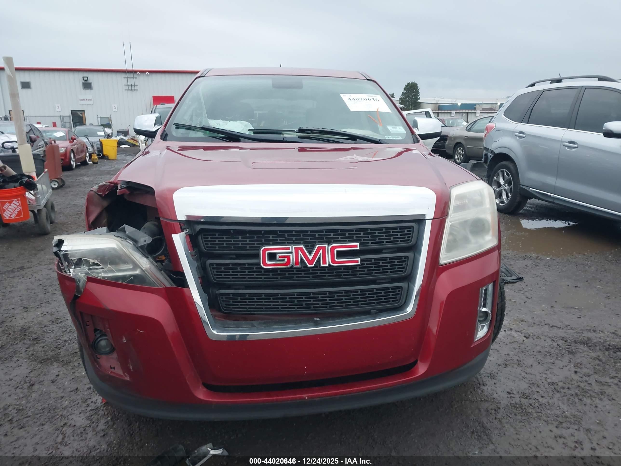 2013 Gmc Terrain Sle-1 Red vin: 2GKALMEK3D6183781
