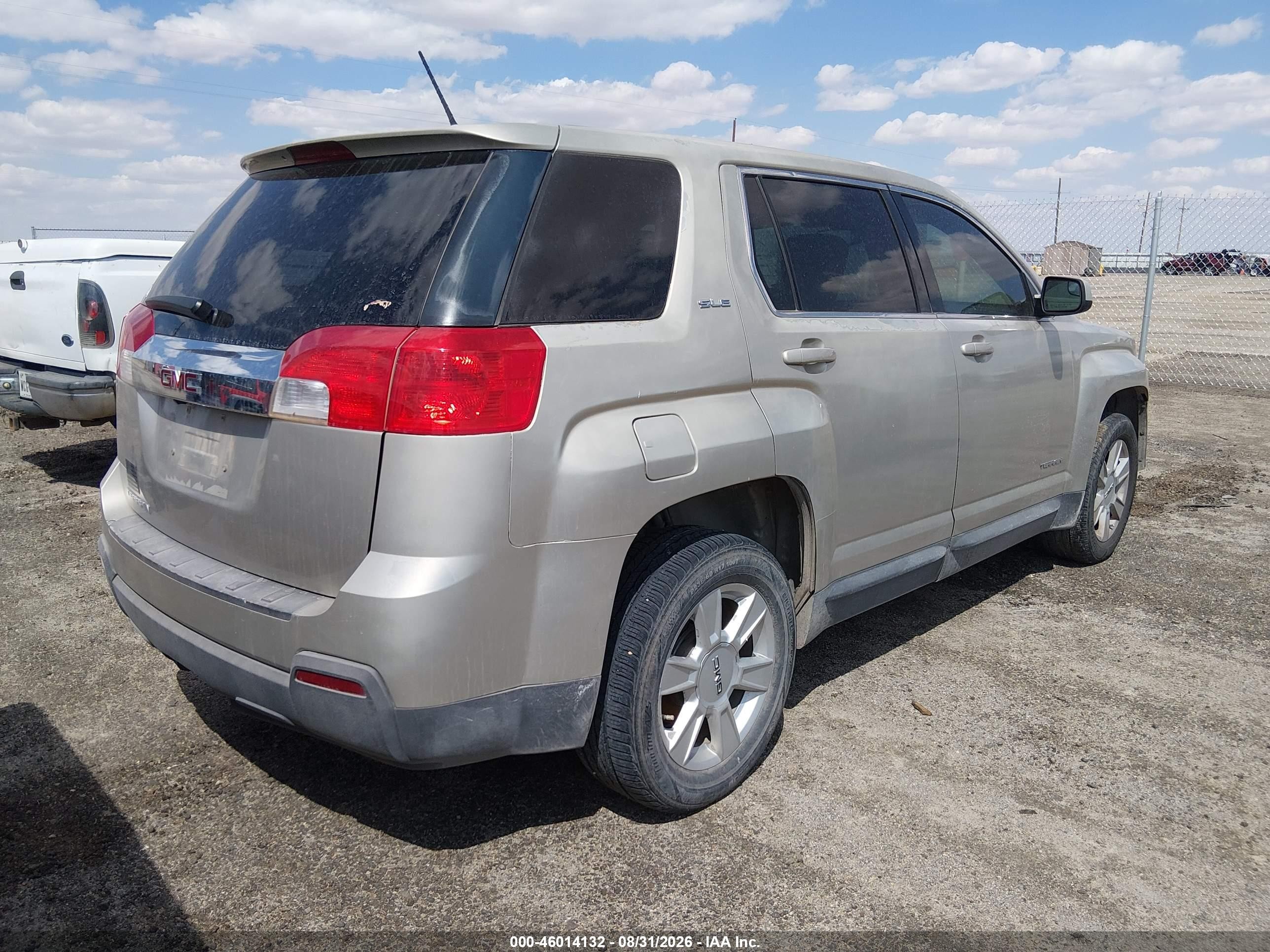 2013 Gmc Terrain Sle-1 Champagne vin: 2GKALMEK3D6289566