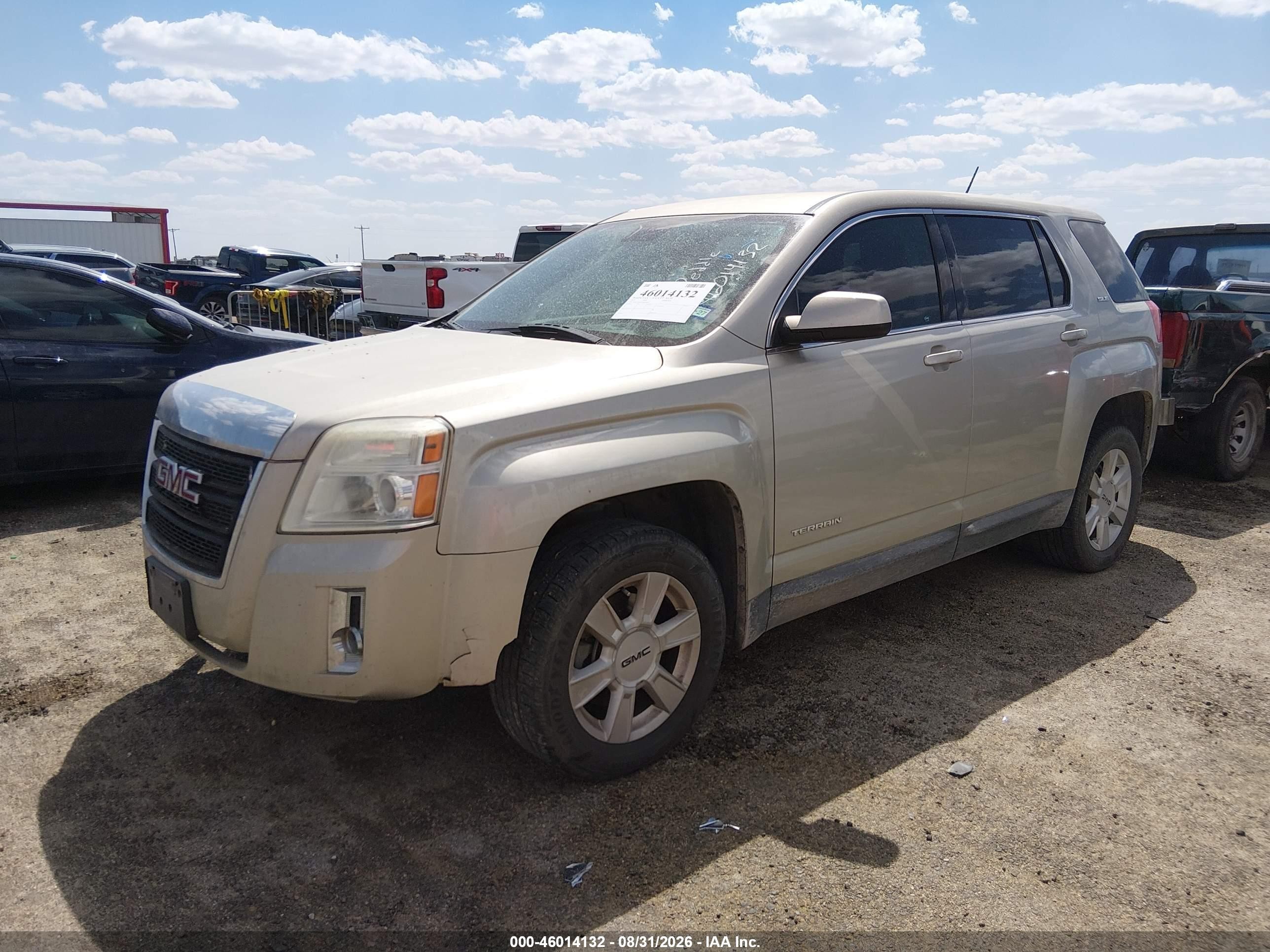 2013 Gmc Terrain Sle-1 Champagne vin: 2GKALMEK3D6289566