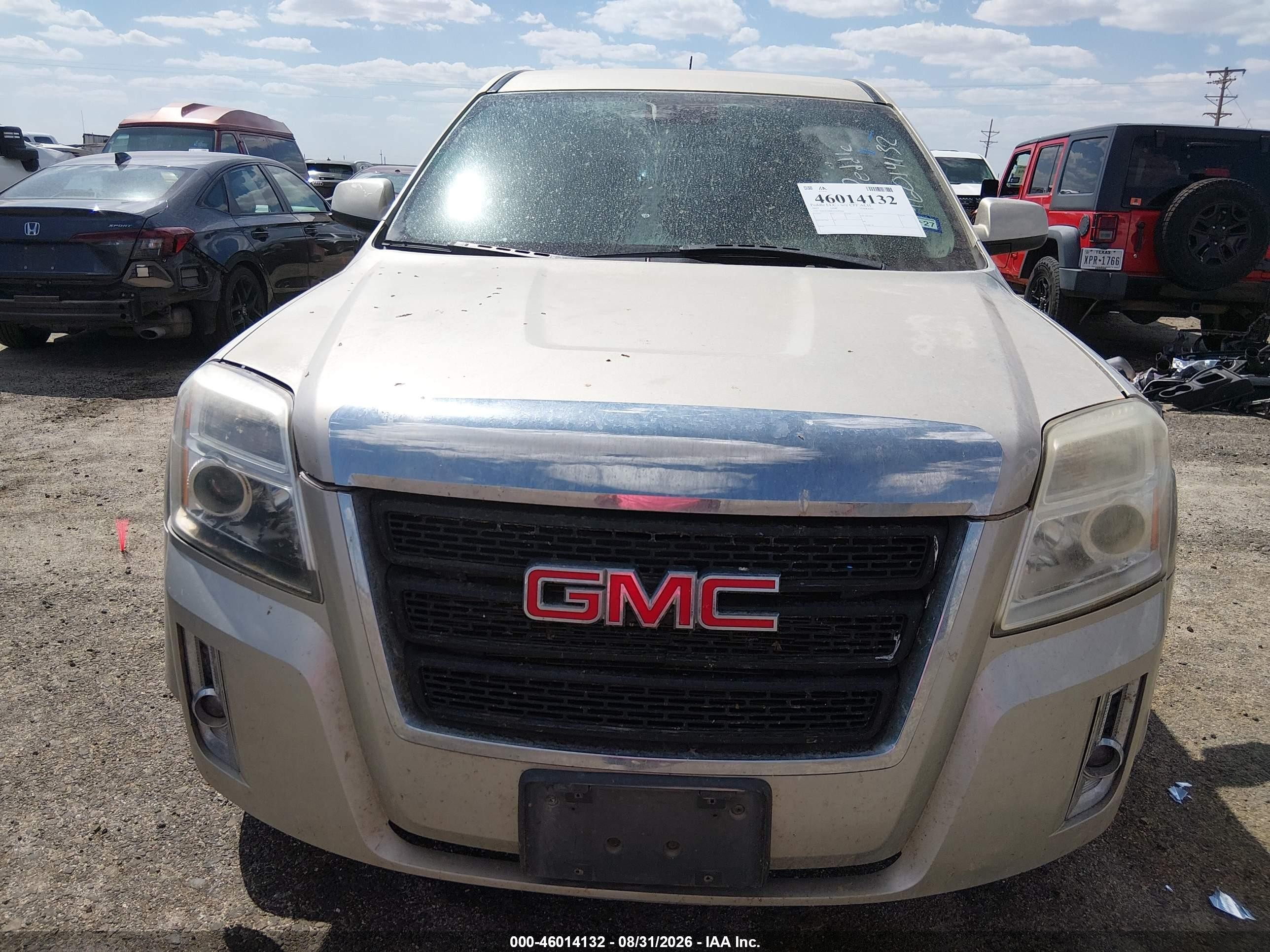 2013 Gmc Terrain Sle-1 Champagne vin: 2GKALMEK3D6289566