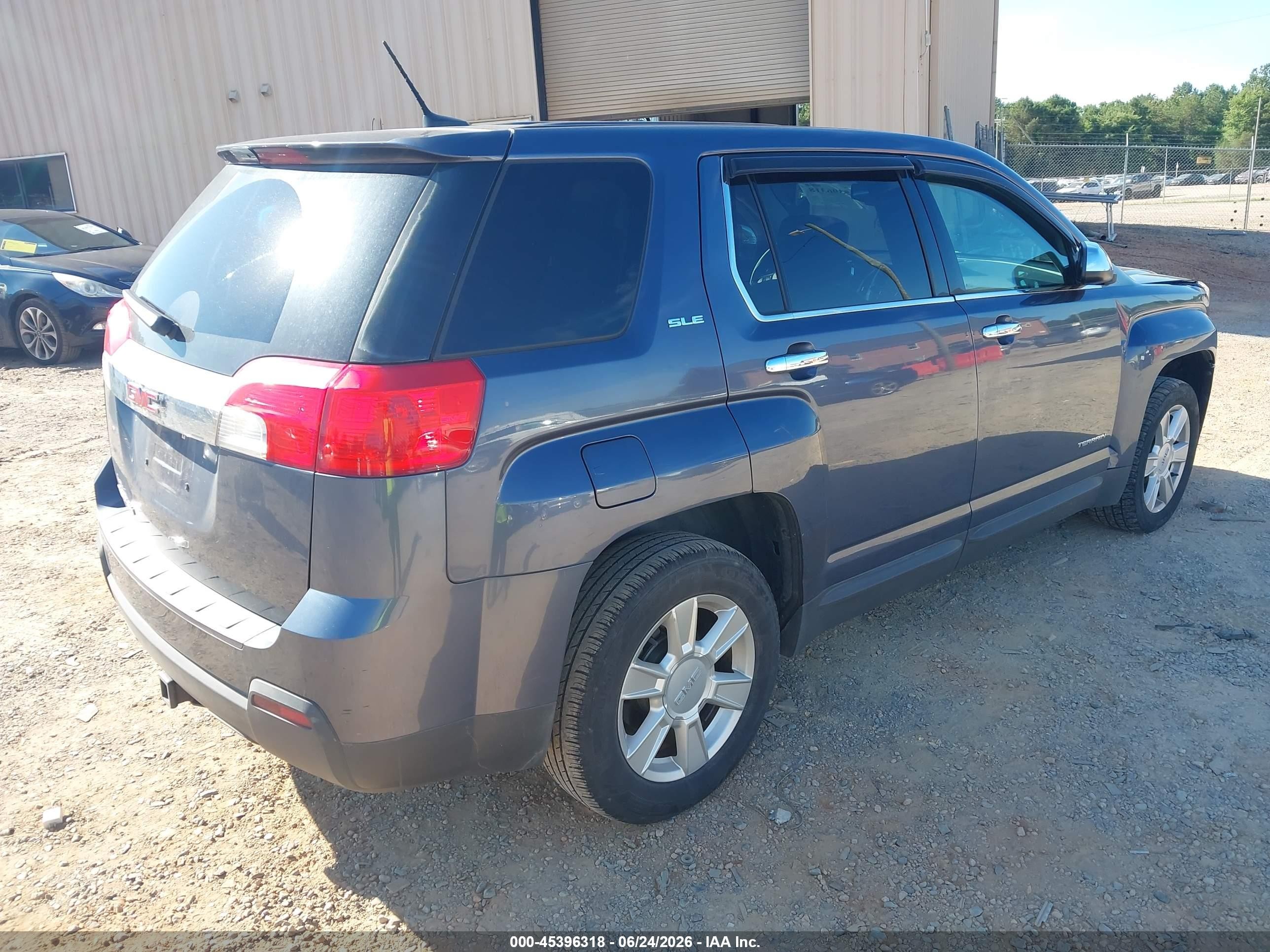 2013 Gmc Terrain Sle-1 Dark Blue vin: 2GKALMEK3D6316622