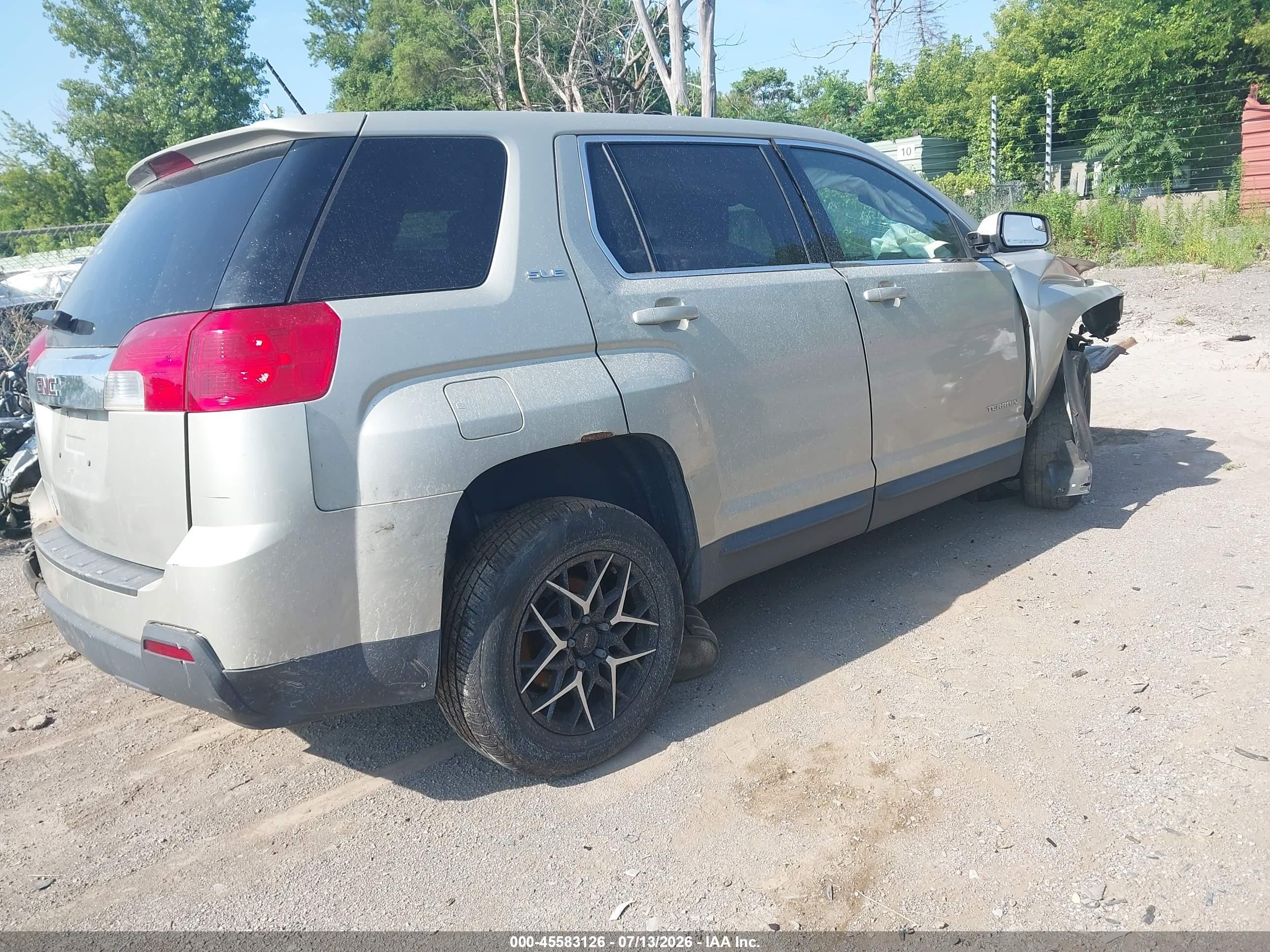 2013 Gmc Terrain Sle-1 Gold vin: 2GKALMEK3D6320346
