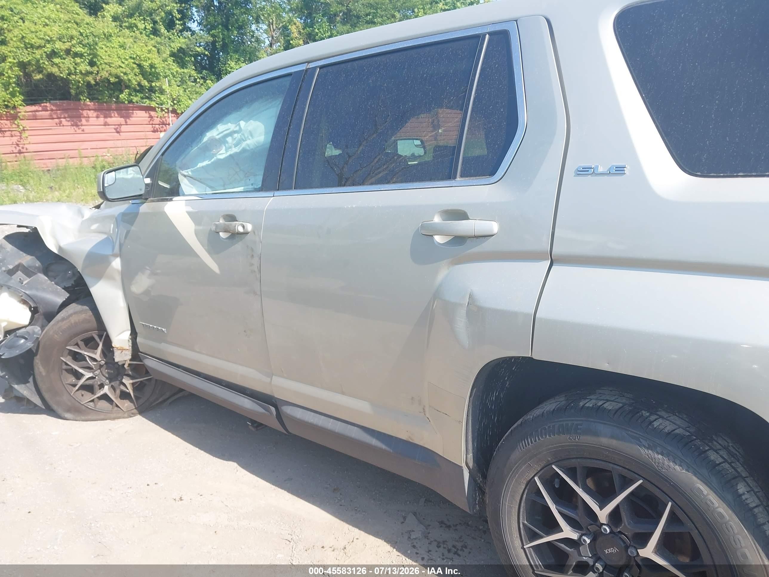 2013 Gmc Terrain Sle-1 Gold vin: 2GKALMEK3D6320346