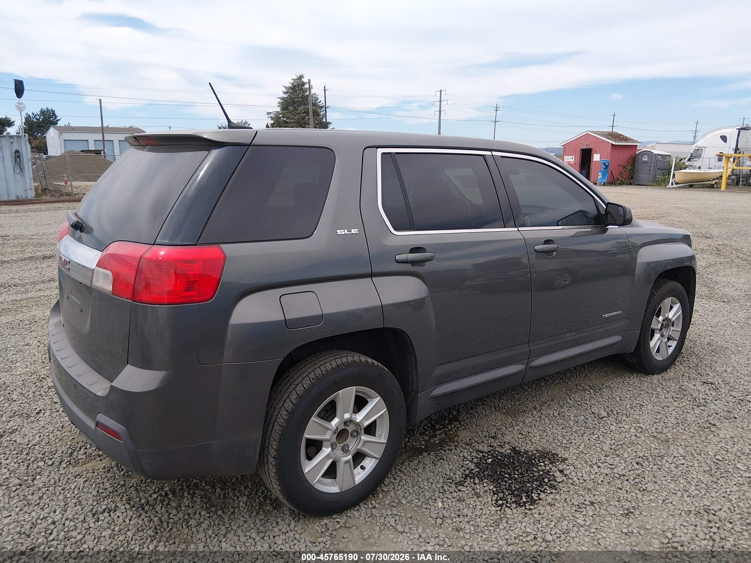 2013 Gmc Terrain Sle-1 Gray vin: 2GKALMEK3D6372687