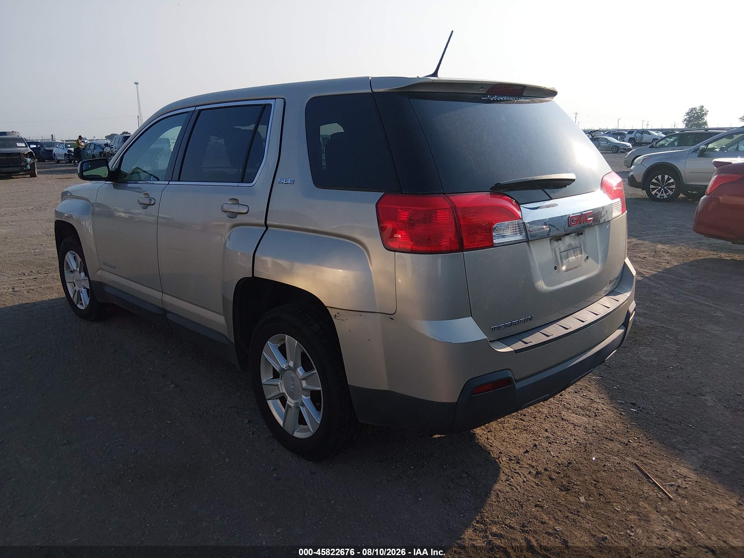 2013 Gmc Terrain Sle-1 Beige vin: 2GKALMEK3D6432919