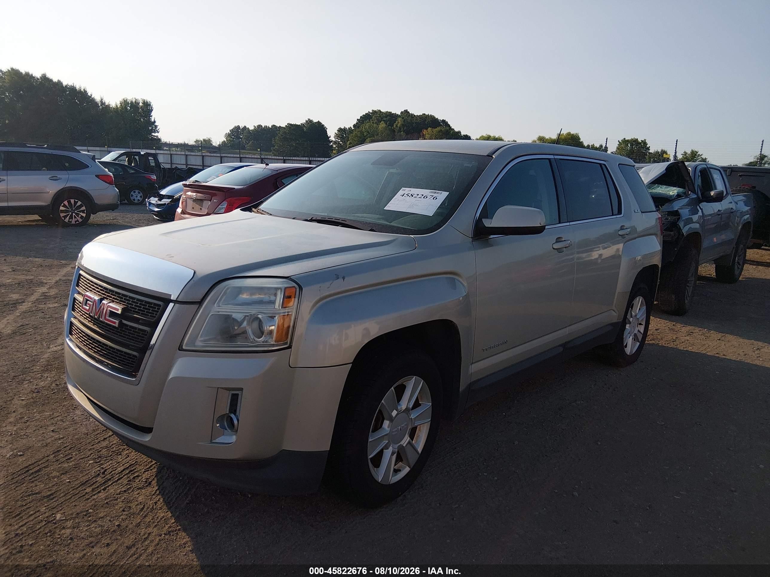 2013 Gmc Terrain Sle-1 Beige vin: 2GKALMEK3D6432919