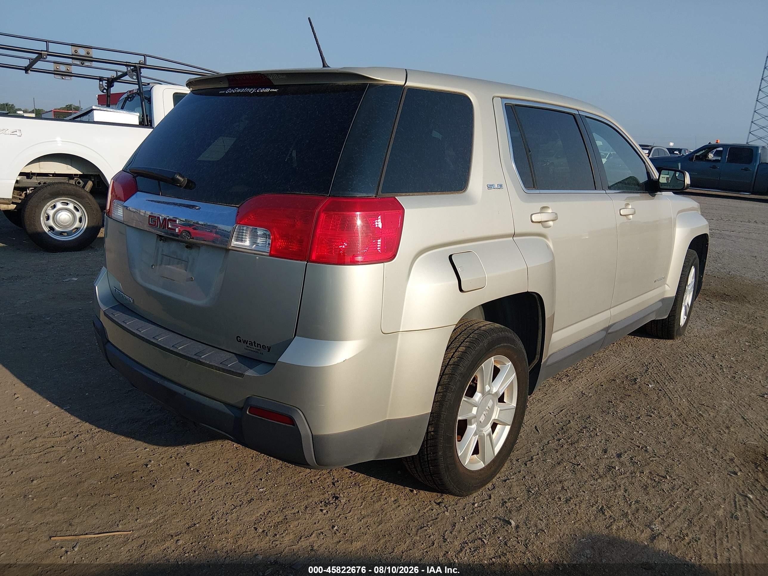 2013 Gmc Terrain Sle-1 Beige vin: 2GKALMEK3D6432919