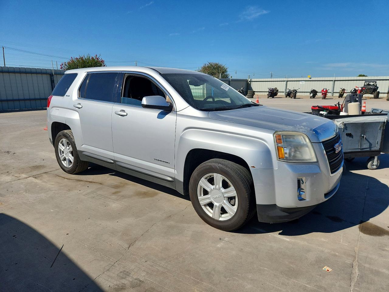 2014 Gmc Terrain Sle Silver vin: 2GKALMEK3E6158915
