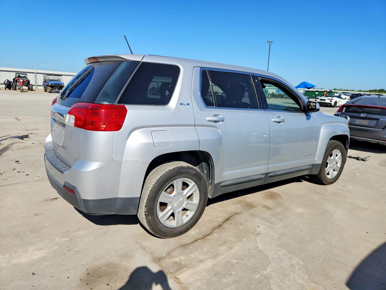 2014 Gmc Terrain Sle Silver vin: 2GKALMEK3E6158915