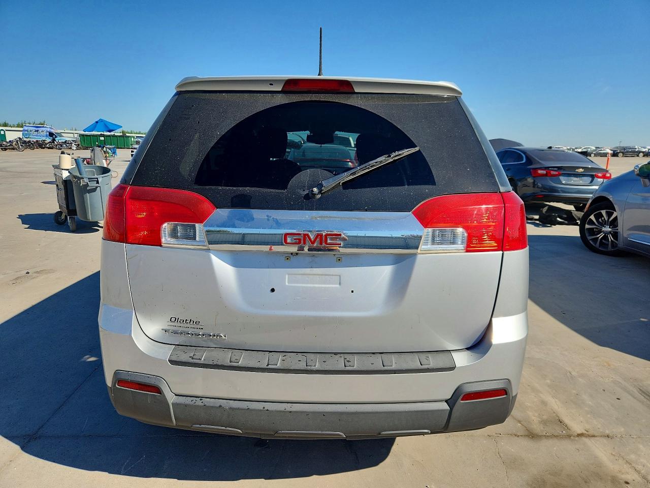 2014 Gmc Terrain Sle Silver vin: 2GKALMEK3E6158915