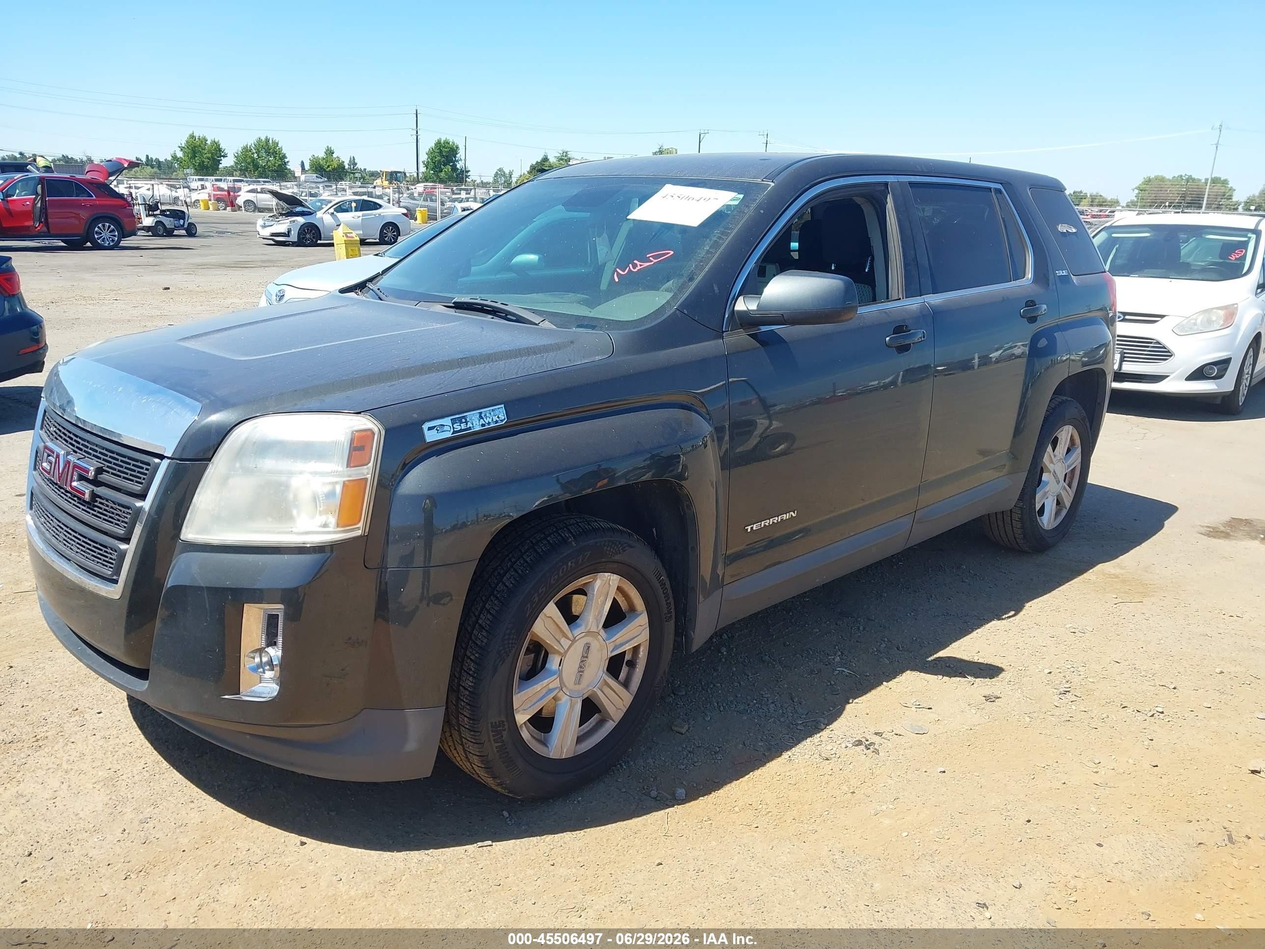2014 Gmc Terrain Sle-1 Gray vin: 2GKALMEK3E6241907