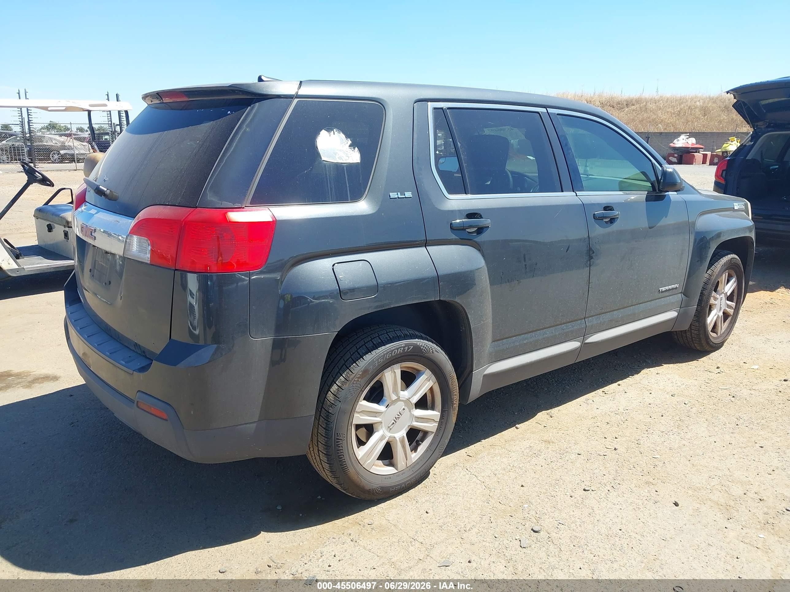 2014 Gmc Terrain Sle-1 Gray vin: 2GKALMEK3E6241907