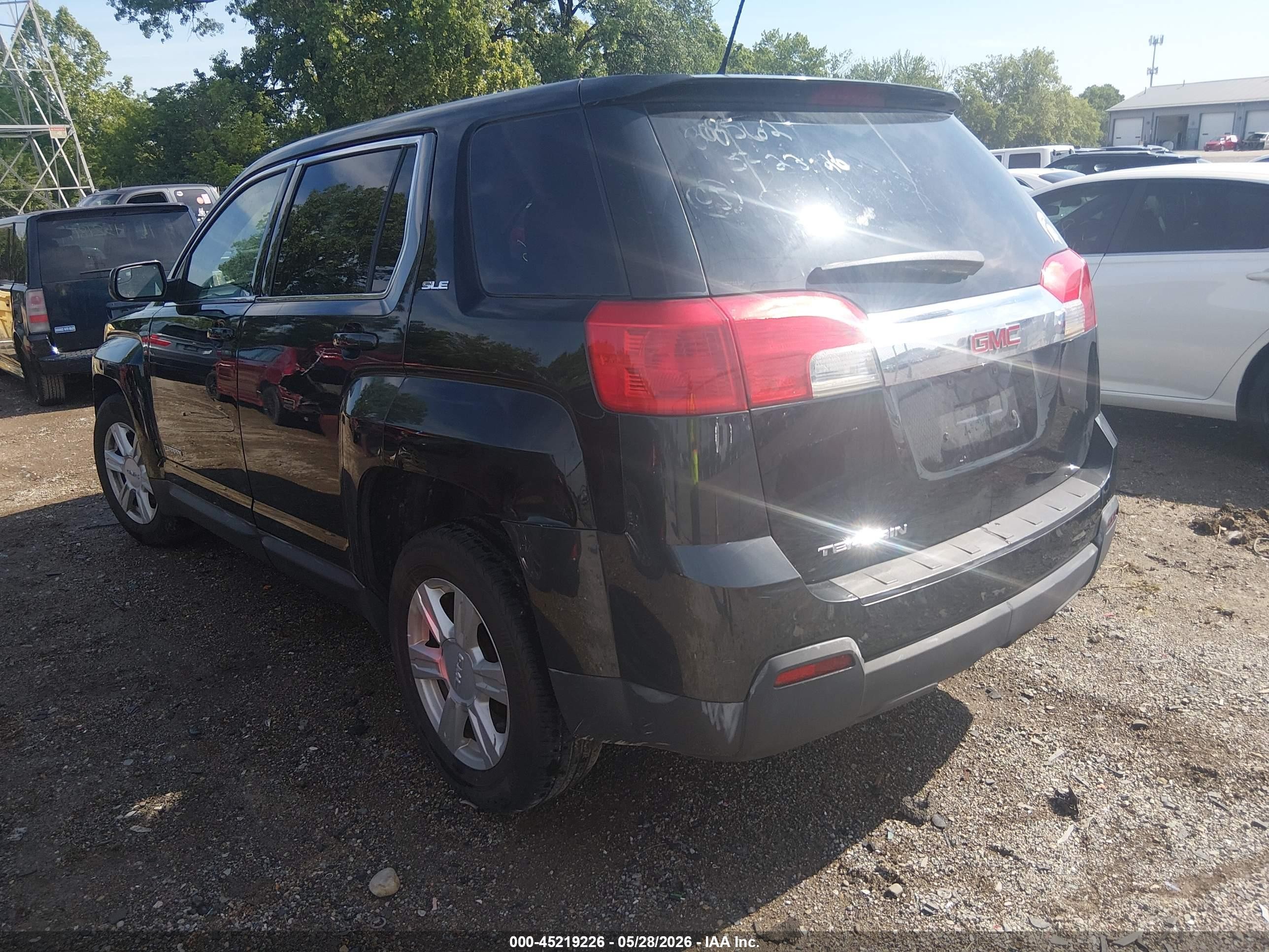 2014 Gmc Terrain Sle-1 Black vin: 2GKALMEK3E6327010