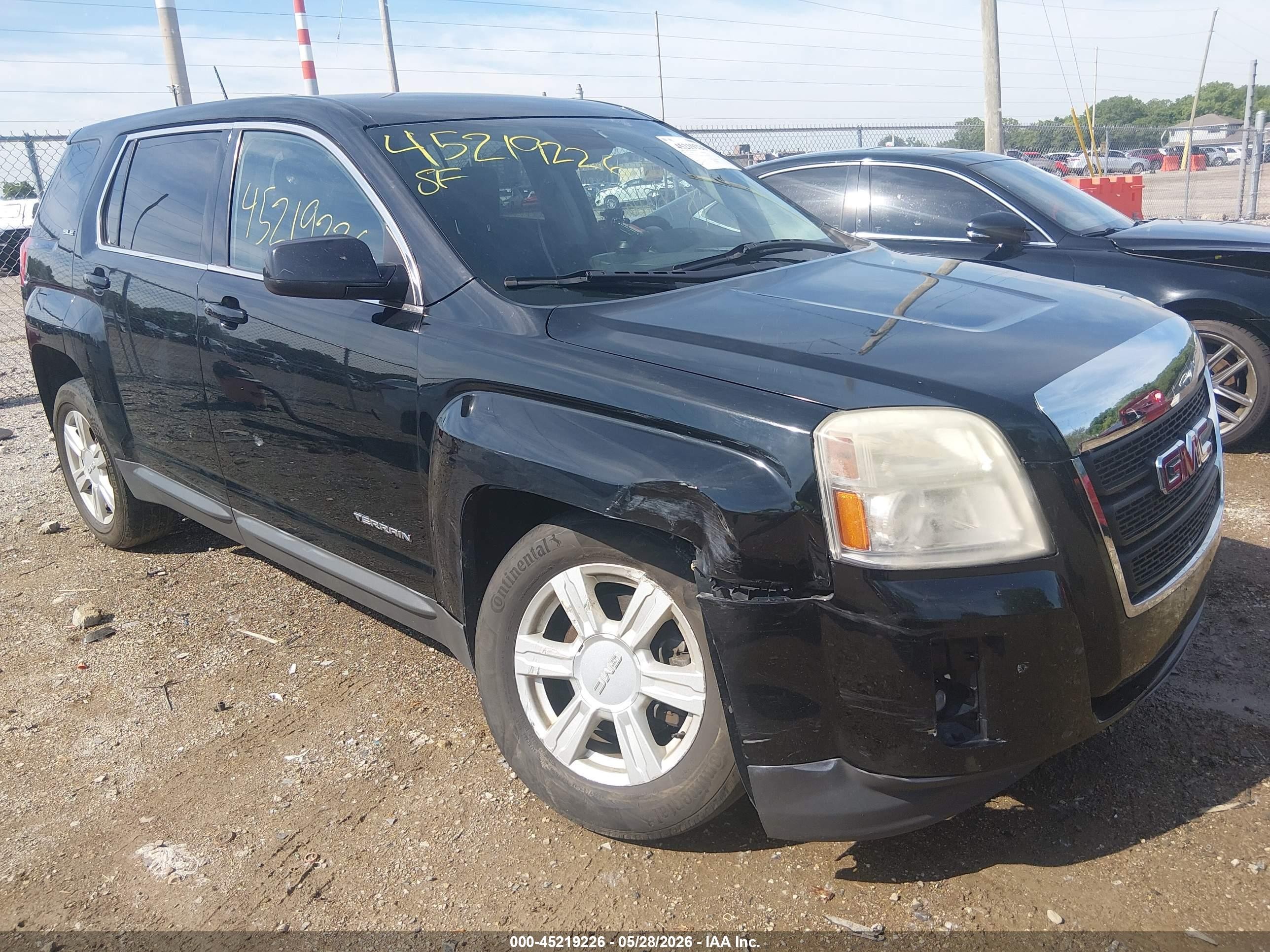 2014 Gmc Terrain Sle-1 Black vin: 2GKALMEK3E6327010