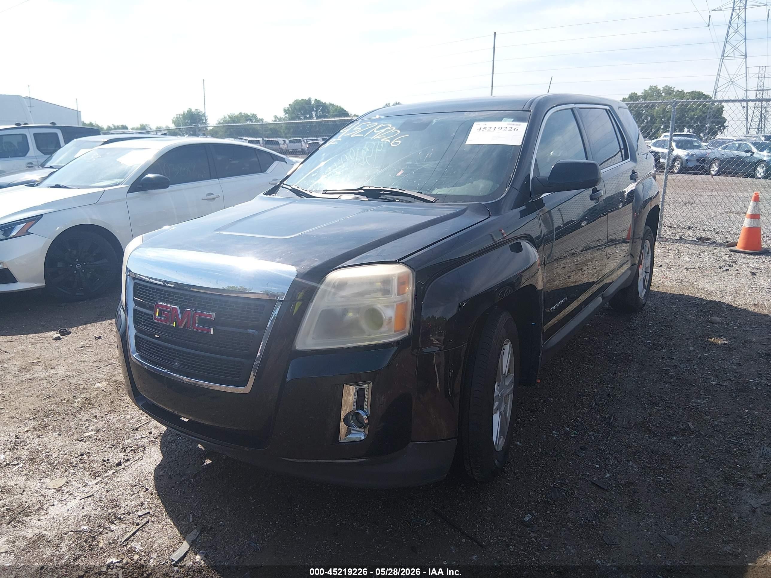 2014 Gmc Terrain Sle-1 Black vin: 2GKALMEK3E6327010