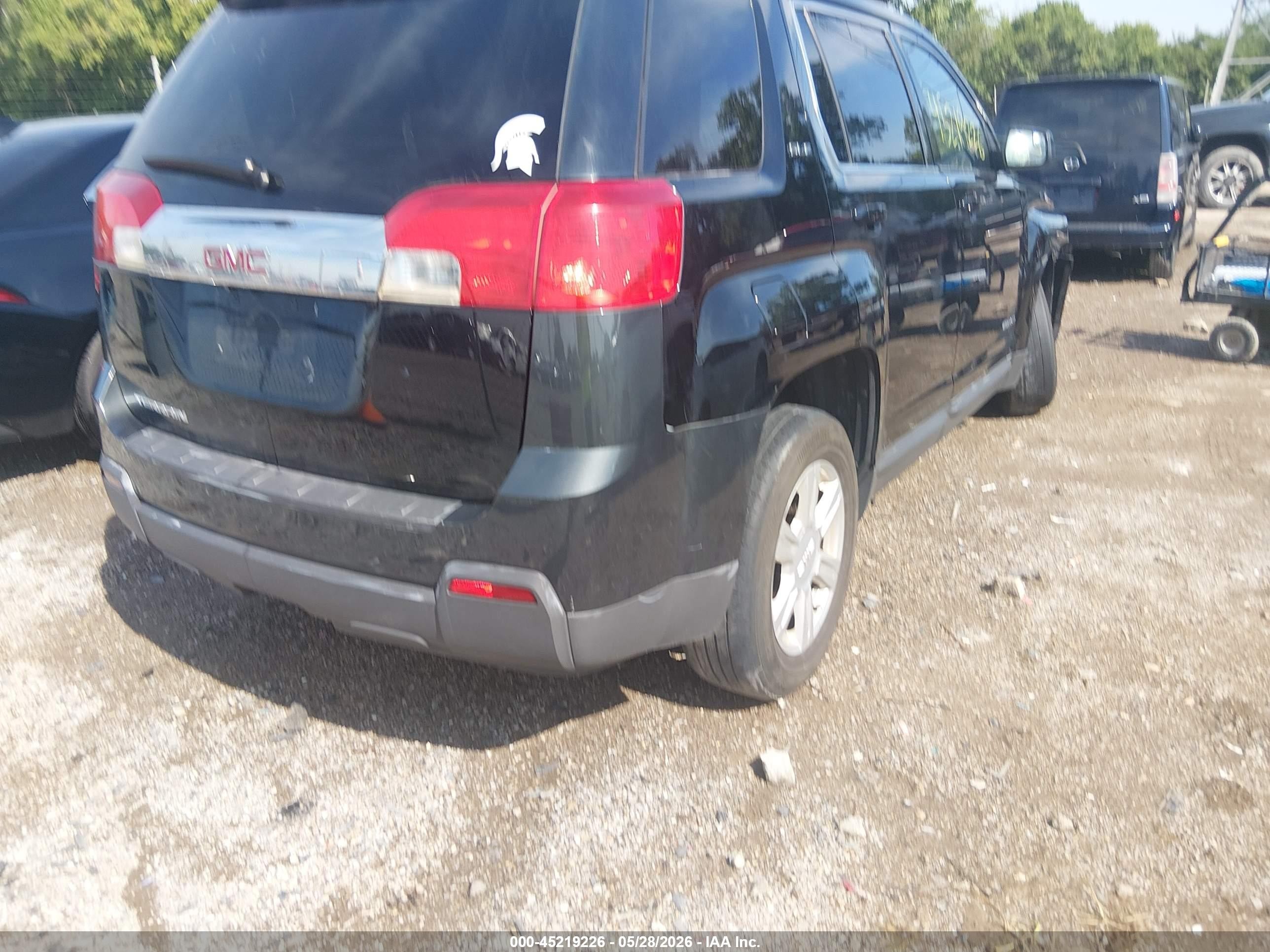 2014 Gmc Terrain Sle-1 Black vin: 2GKALMEK3E6327010