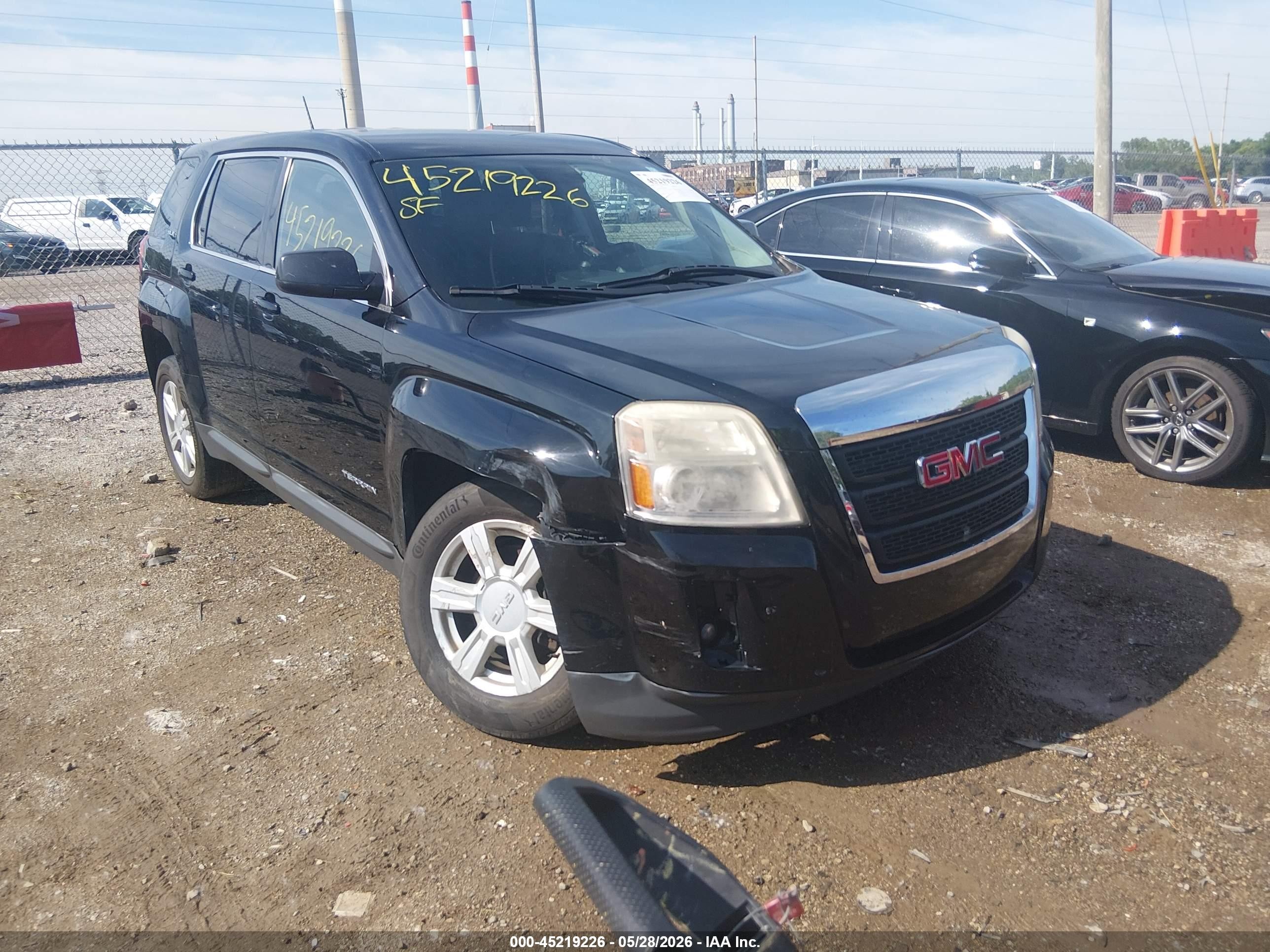 2014 Gmc Terrain Sle-1 Black vin: 2GKALMEK3E6327010