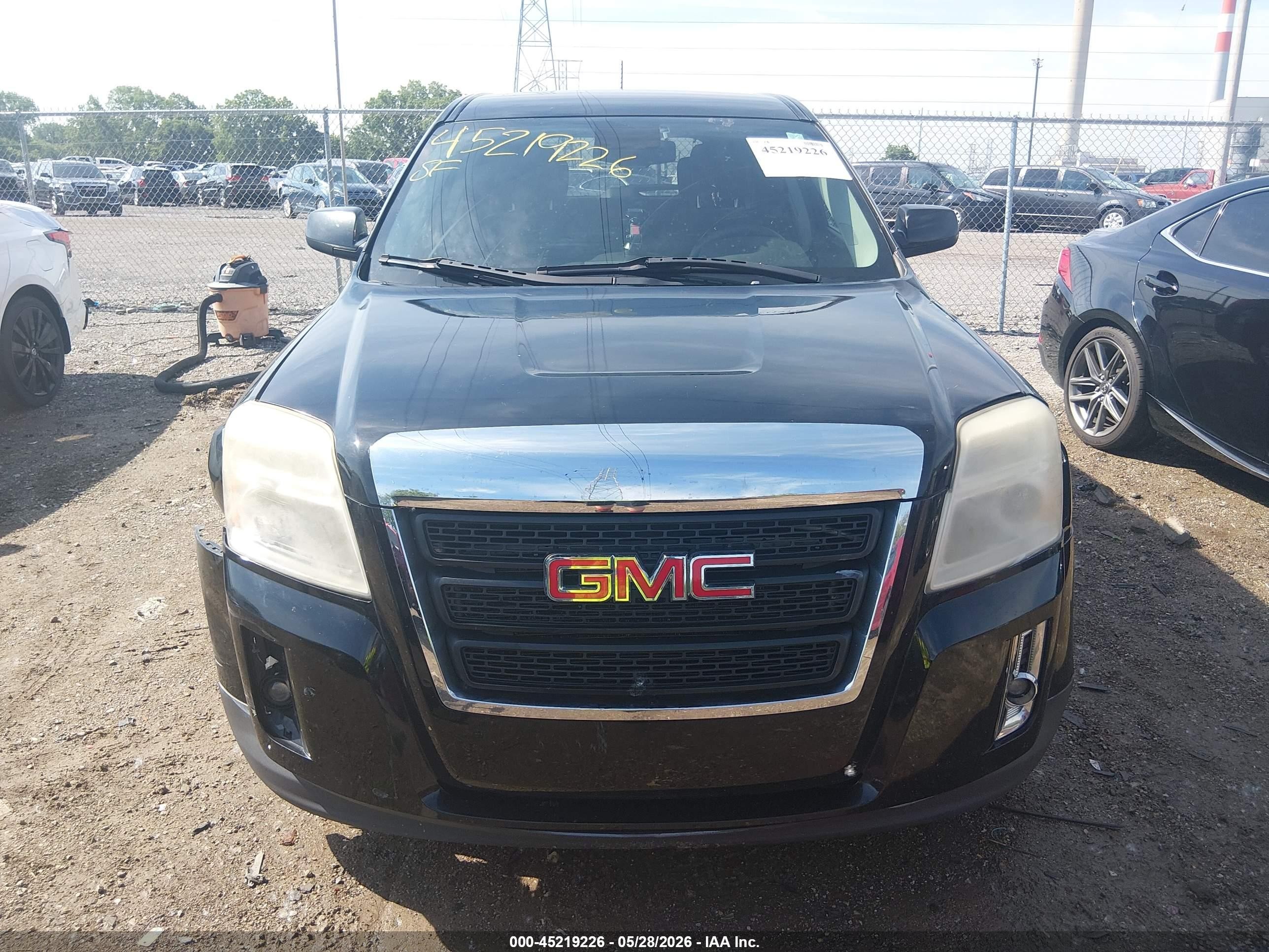 2014 Gmc Terrain Sle-1 Black vin: 2GKALMEK3E6327010