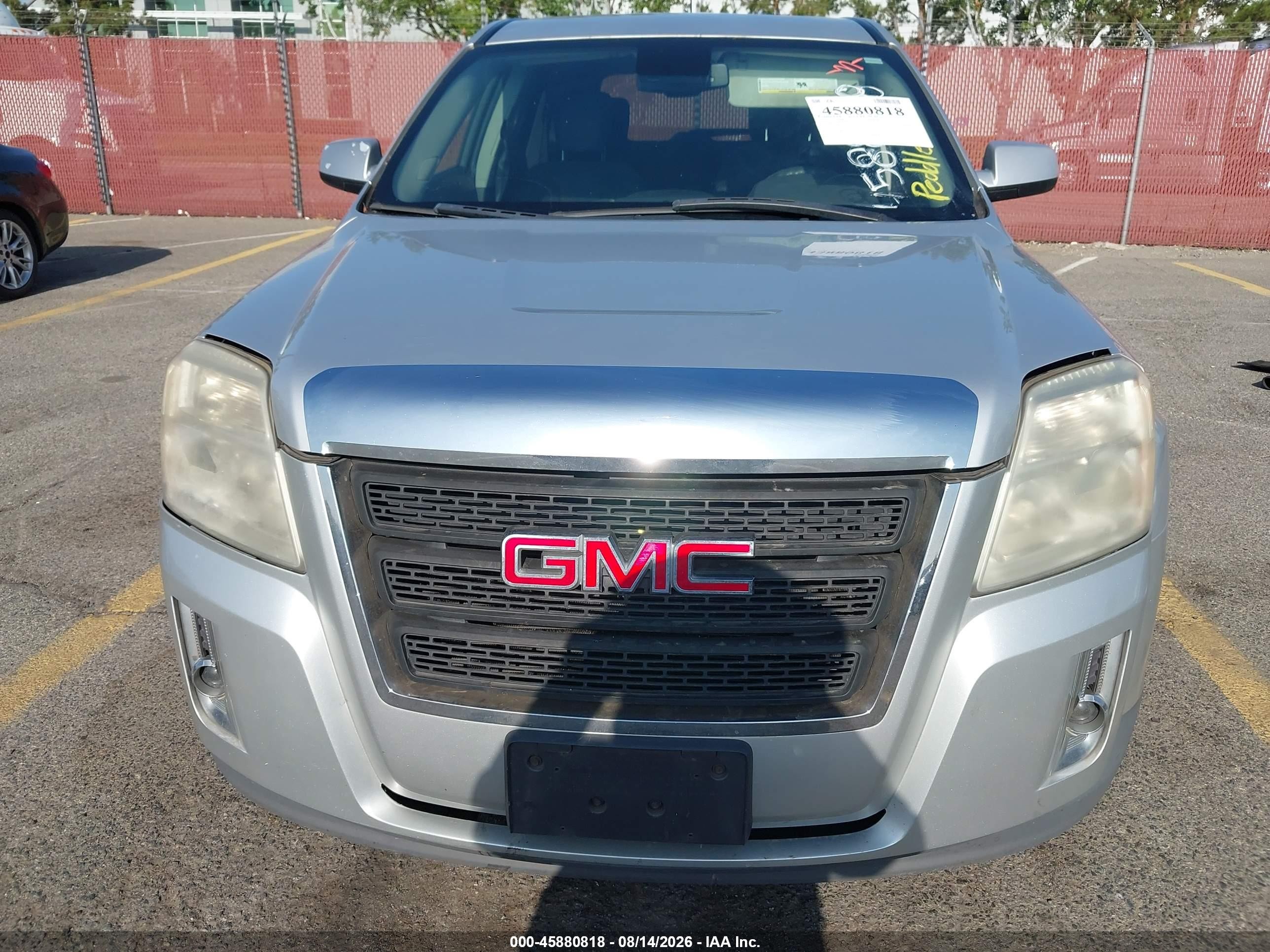 2014 Gmc Terrain Sle-1 Gray vin: 2GKALMEK3E6361870