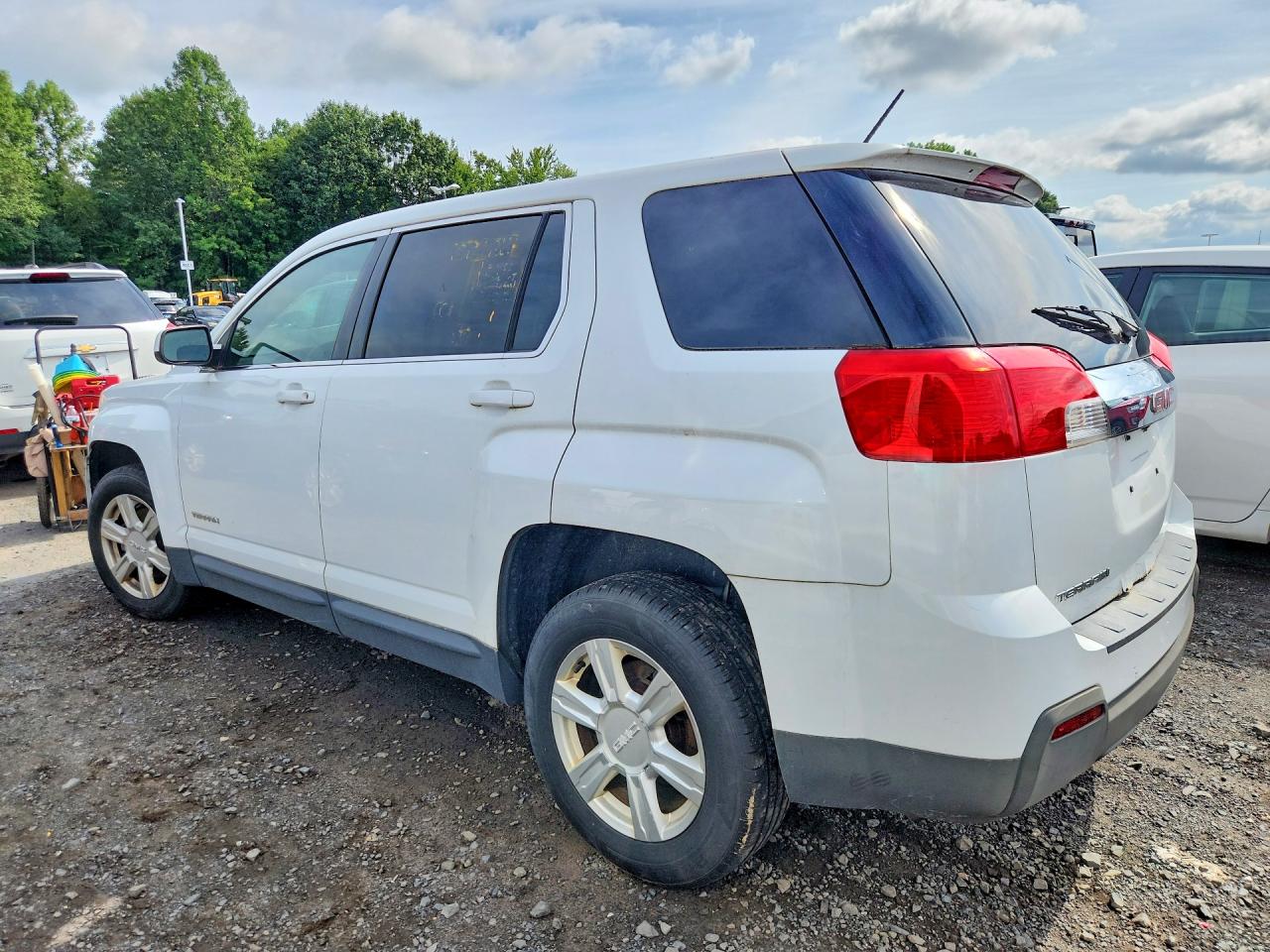 2015 Gmc Terrain Sle White vin: 2GKALMEK3F6136446